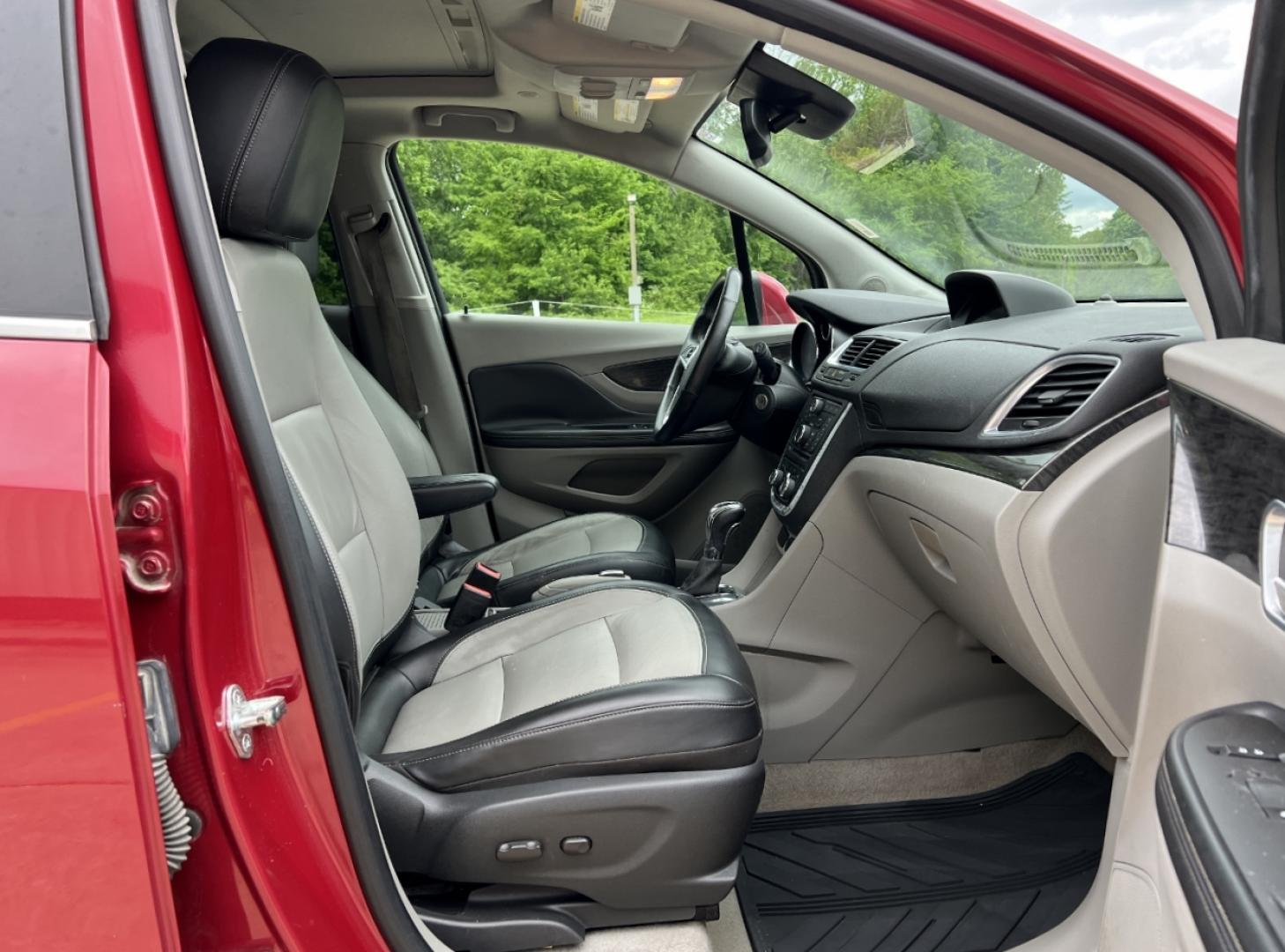 2013 RED /Gray Leather Buick Encore Leather FWD (KL4CJCSB9DB) with an 1.4L 4 Cyl. TURBO engine, Automatic transmission, located at 2990 Old Orchard Rd., Jackson, MO, 63755, 37.354214, -89.612106 - 2013 Buick Encore 109xxx miles Front Wheel Drive 1.4L 4 Cyl. Automatic Leather Backup Camera Power/Heated Seats Heated Steering Wheel Sunroof Bluetooth Cruise Remote Start Power Windows/Locks/Mirrors We have financing available and we accept trades! Fill out a credit application on our - Photo#13