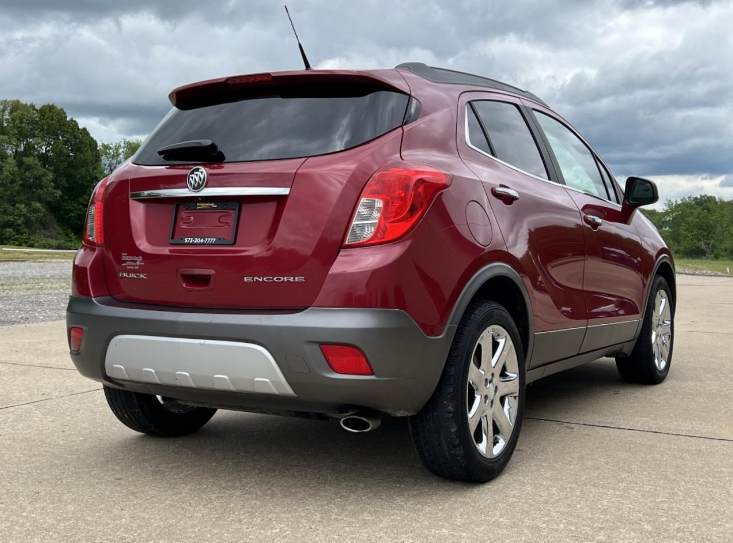 2013 RED /Gray Leather Buick Encore Leather FWD (KL4CJCSB9DB) with an 1.4L 4 Cyl. TURBO engine, Automatic transmission, located at 2990 Old Orchard Rd., Jackson, MO, 63755, 37.354214, -89.612106 - 2013 Buick Encore 109xxx miles Front Wheel Drive 1.4L 4 Cyl. Automatic Leather Backup Camera Power/Heated Seats Heated Steering Wheel Sunroof Bluetooth Cruise Remote Start Power Windows/Locks/Mirrors We have financing available and we accept trades! Fill out a credit application on our - Photo#31