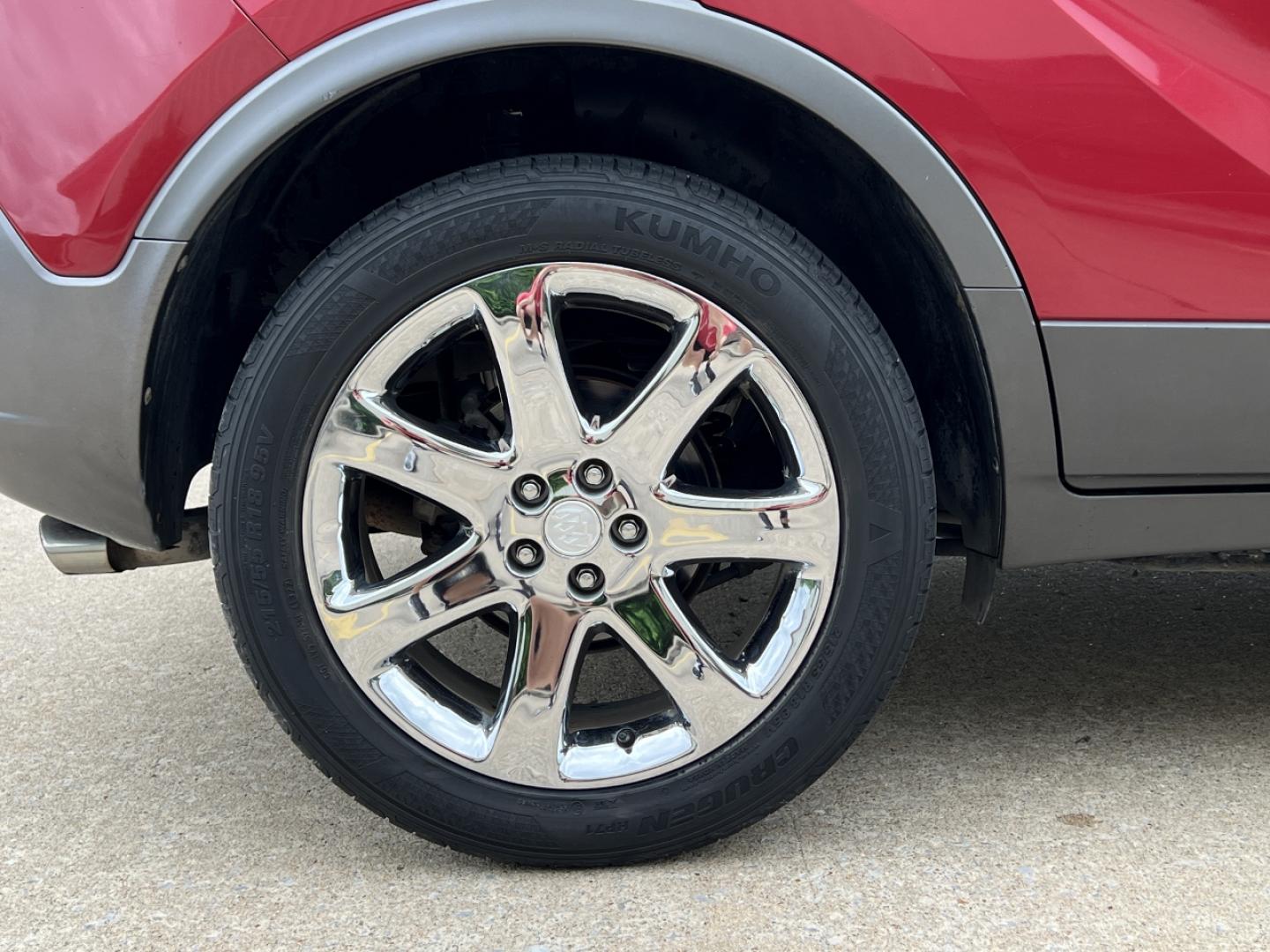 2013 RED /Gray Leather Buick Encore Leather FWD (KL4CJCSB9DB) with an 1.4L 4 Cyl. TURBO engine, Automatic transmission, located at 2990 Old Orchard Rd., Jackson, MO, 63755, 37.354214, -89.612106 - 2013 Buick Encore 109xxx miles Front Wheel Drive 1.4L 4 Cyl. Automatic Leather Backup Camera Power/Heated Seats Heated Steering Wheel Sunroof Bluetooth Cruise Remote Start Power Windows/Locks/Mirrors We have financing available and we accept trades! Fill out a credit application on our - Photo#37