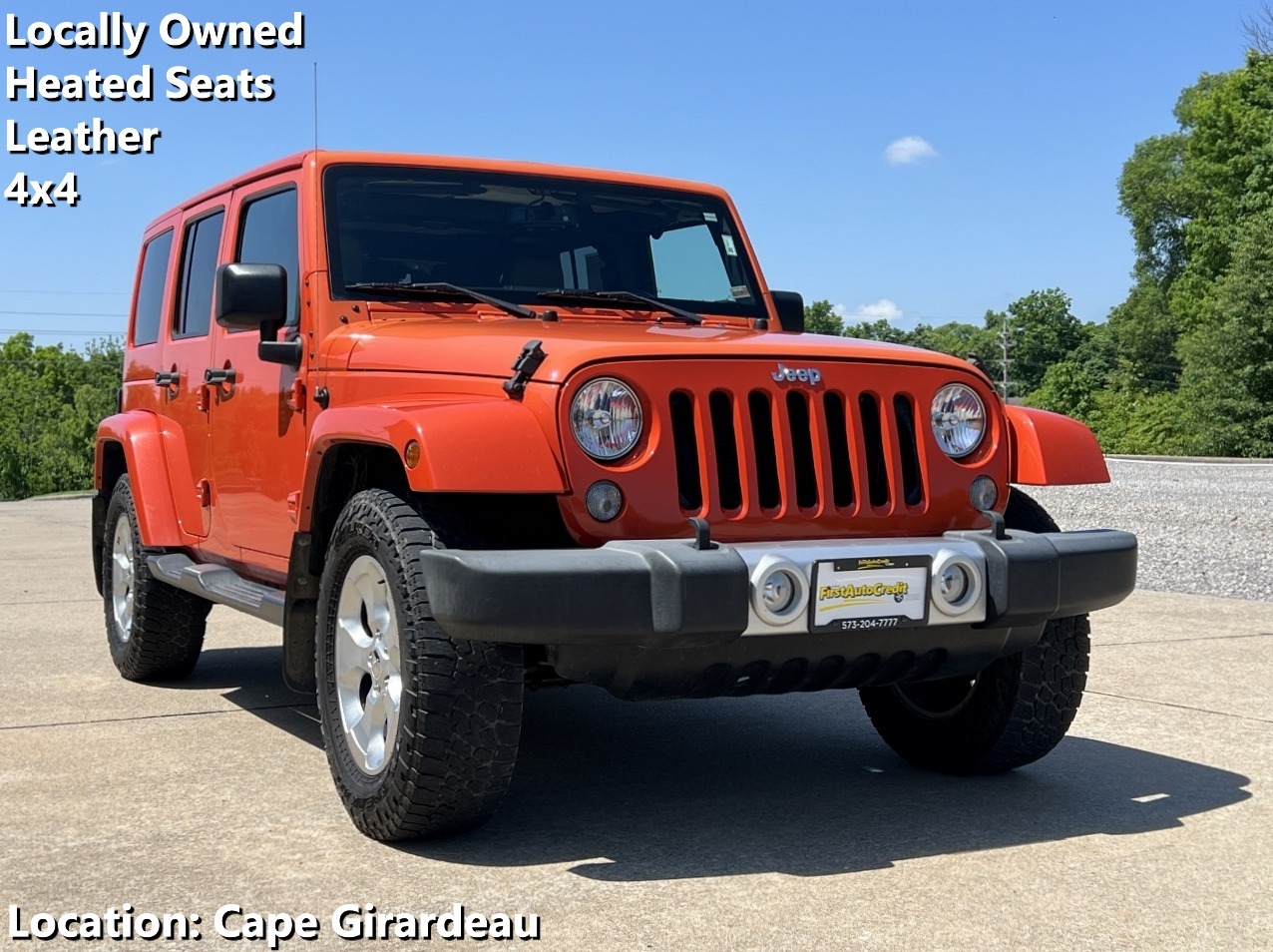 2015 Jeep Wrangler Unlimited Sahara 4WD