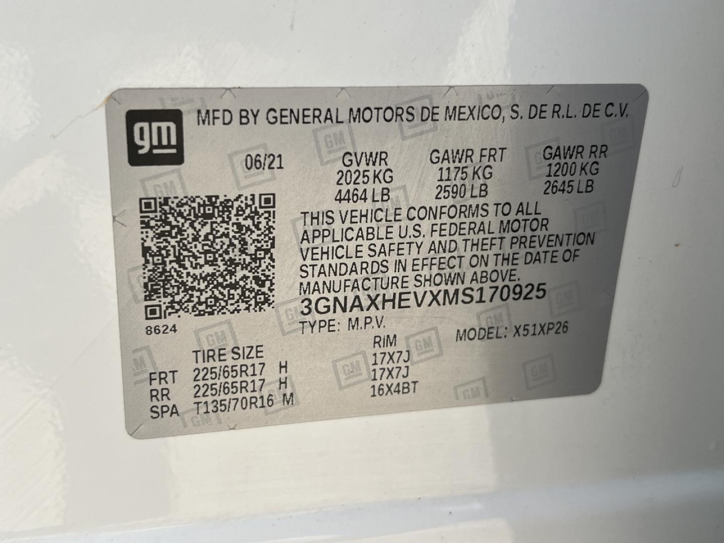 2021 WHITE /Gray Cloth Chevrolet Equinox LS 2WD (3GNAXHEVXMS) with an 1.5L 4 Cyl. Turbo engine, Automatic transmission, located at 2990 Old Orchard Rd., Jackson, MO, 63755, 37.354214, -89.612106 - 2021 Chevrolet Equinox LS 1-Owner 131xxx miles Front Wheel Drive 1.5L 4 Cyl. Automatic Backup Camera Power Driver Seat Bluetooth Cruise Power Windows/Locks/Mirrors We have financing available and we accept trades! Fill out a credit application on our website or come by today! If you have - Photo#41
