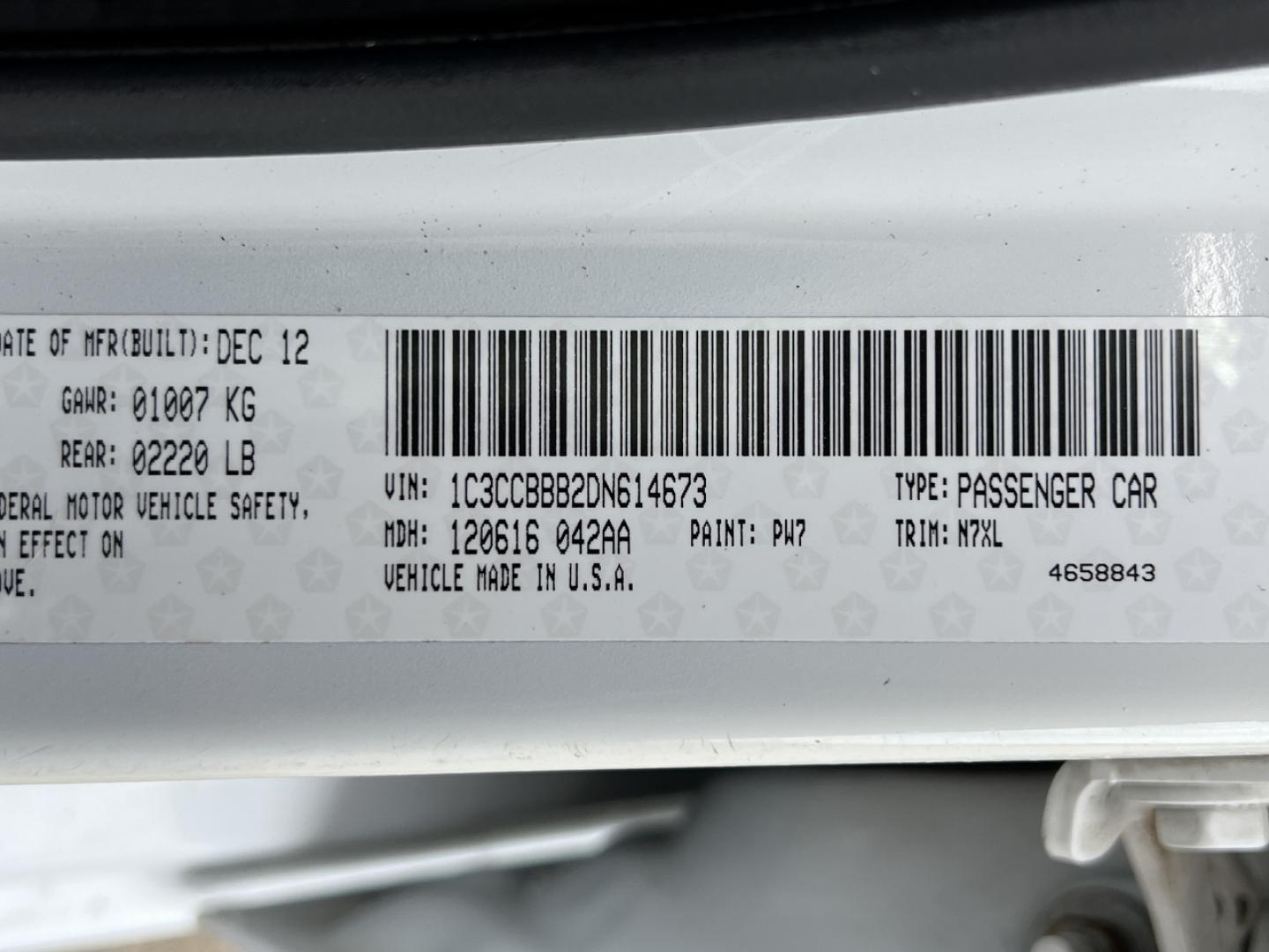 2013 WHITE /Tan Cloth Chrysler 200 Touring (1C3CCBBB2DN) with an 2.4L 4 Cyl. engine, Automatic transmission, located at 2990 Old Orchard Rd., Jackson, MO, 63755, 37.354214, -89.612106 - 2013 Chrysler 200 Touring 102xxx miles Front Wheel Drive 2.4L 4 Cyl. Automatic Power Driver Seat Heated Seats Cruise Remote Start Power Windows/Locks/Mirrors We have financing available and we accept trades! Fill out a credit application on our website or come by today! If you have any qu - Photo#48