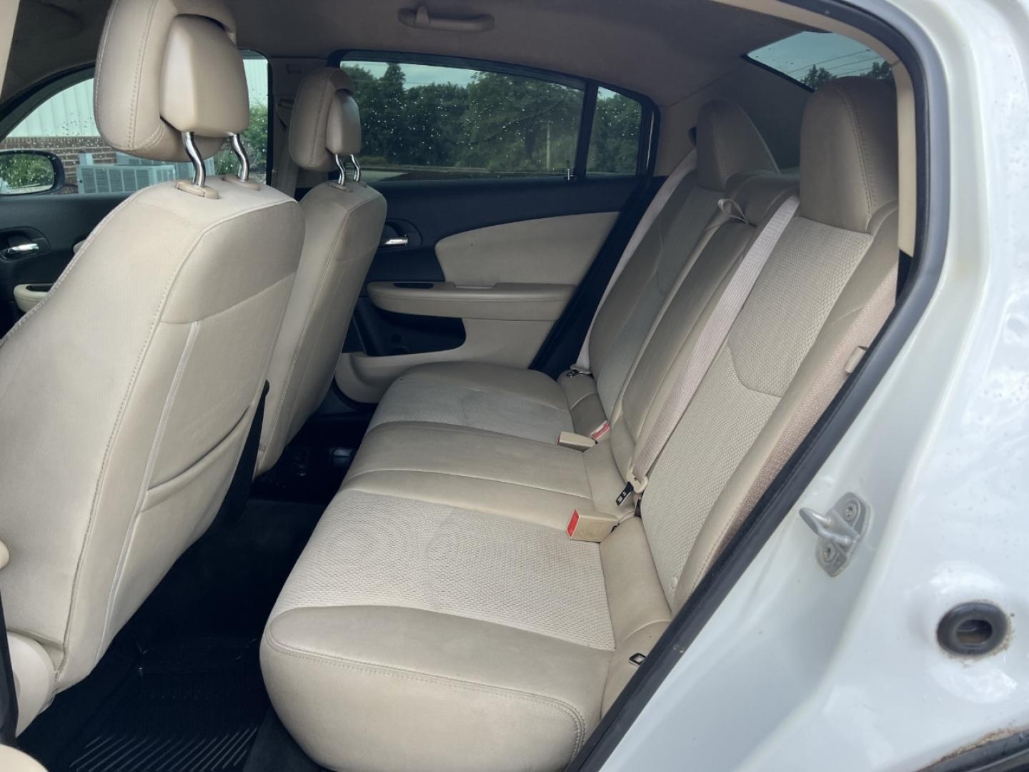 2013 WHITE /Tan Cloth Chrysler 200 Touring (1C3CCBBB2DN) with an 2.4L 4 Cyl. engine, Automatic transmission, located at 2990 Old Orchard Rd., Jackson, MO, 63755, 37.354214, -89.612106 - 2013 Chrysler 200 Touring 102xxx miles Front Wheel Drive 2.4L 4 Cyl. Automatic Power Driver Seat Heated Seats Cruise Remote Start Power Windows/Locks/Mirrors We have financing available and we accept trades! Fill out a credit application on our website or come by today! If you have any qu - Photo#16