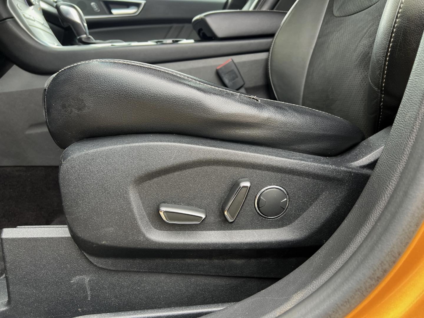 2015 ORANGE /Black Leather/Cloth Ford Edge Sport AWD (2FMTK4AP8FB) with an 2.7L V6 engine, Automatic transmission, located at 2990 Old Orchard Rd., Jackson, MO, 63755, 37.354214, -89.612106 - 2015 Ford Edge Sport 130xxx miles All Wheel Drive 2.7L V6 Automatic Navigation Power/Heated Seats Backup Camera Sunroof Bluetooth Cruise Power Windows/Locks/Mirrors We have financing available and we accept trades! Fill out a credit application on our website or come by today! If you ha - Photo#6
