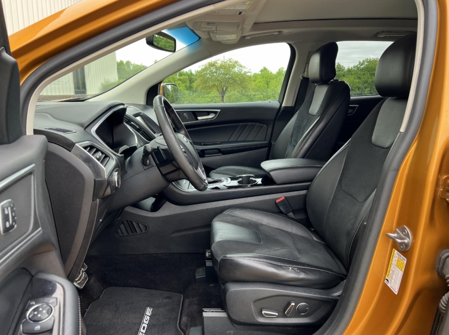 2015 ORANGE /Black Leather/Cloth Ford Edge Sport AWD (2FMTK4AP8FB) with an 2.7L V6 engine, Automatic transmission, located at 2990 Old Orchard Rd., Jackson, MO, 63755, 37.354214, -89.612106 - 2015 Ford Edge Sport 130xxx miles All Wheel Drive 2.7L V6 Automatic Navigation Power/Heated Seats Backup Camera Sunroof Bluetooth Cruise Power Windows/Locks/Mirrors We have financing available and we accept trades! Fill out a credit application on our website or come by today! If you ha - Photo#15