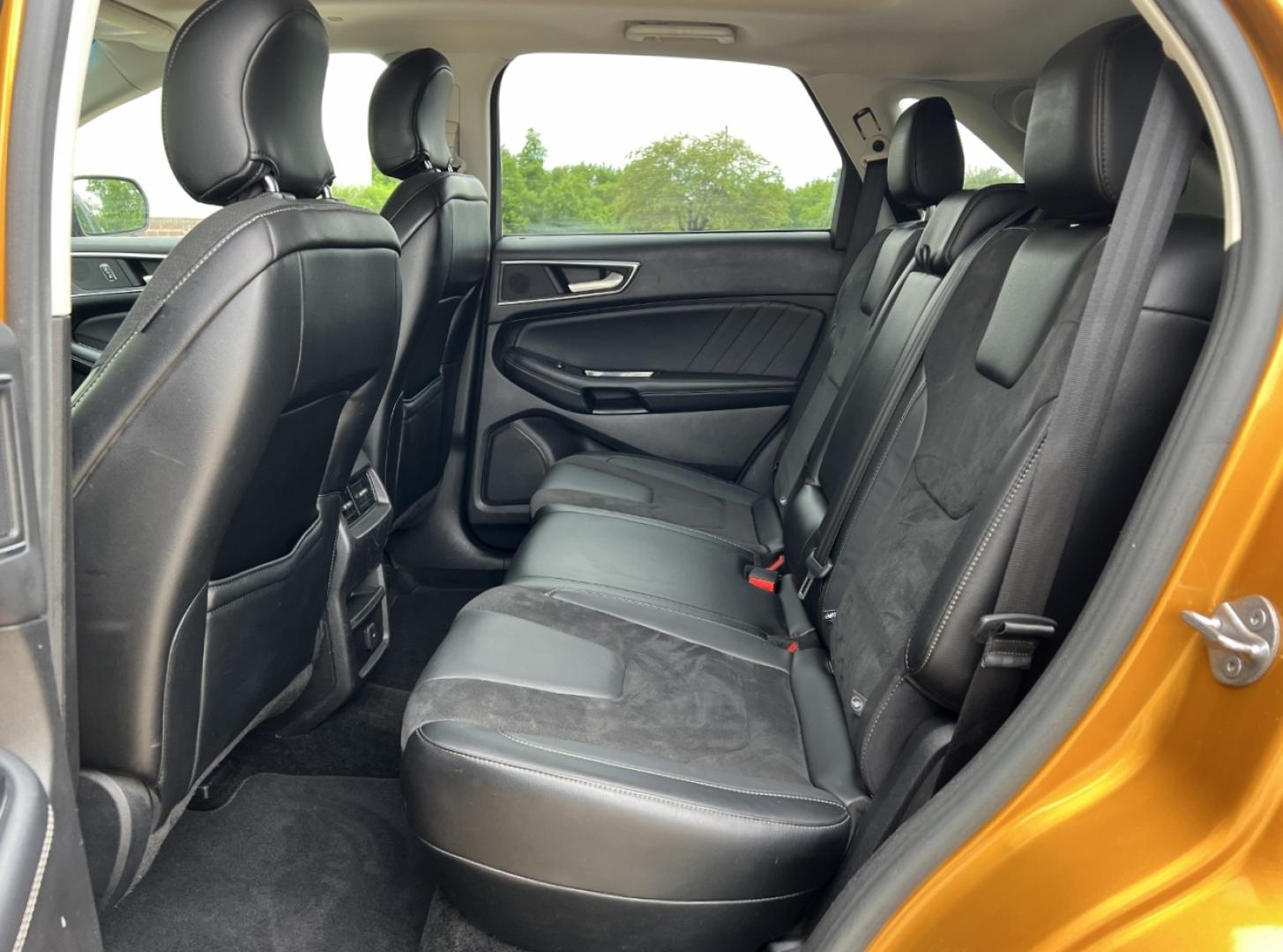 2015 ORANGE /Black Leather/Cloth Ford Edge Sport AWD (2FMTK4AP8FB) with an 2.7L V6 engine, Automatic transmission, located at 2990 Old Orchard Rd., Jackson, MO, 63755, 37.354214, -89.612106 - 2015 Ford Edge Sport 130xxx miles All Wheel Drive 2.7L V6 Automatic Navigation Power/Heated Seats Backup Camera Sunroof Bluetooth Cruise Power Windows/Locks/Mirrors We have financing available and we accept trades! Fill out a credit application on our website or come by today! If you ha - Photo#18