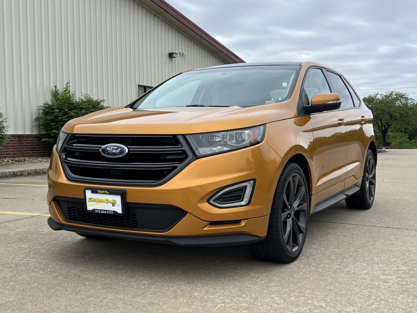 2015 ORANGE /Black Leather/Cloth Ford Edge Sport AWD (2FMTK4AP8FB) with an 2.7L V6 engine, Automatic transmission, located at 2990 Old Orchard Rd., Jackson, MO, 63755, 37.354214, -89.612106 - 2015 Ford Edge Sport 130xxx miles All Wheel Drive 2.7L V6 Automatic Navigation Power/Heated Seats Backup Camera Sunroof Bluetooth Cruise Power Windows/Locks/Mirrors We have financing available and we accept trades! Fill out a credit application on our website or come by today! If you ha - Photo#7