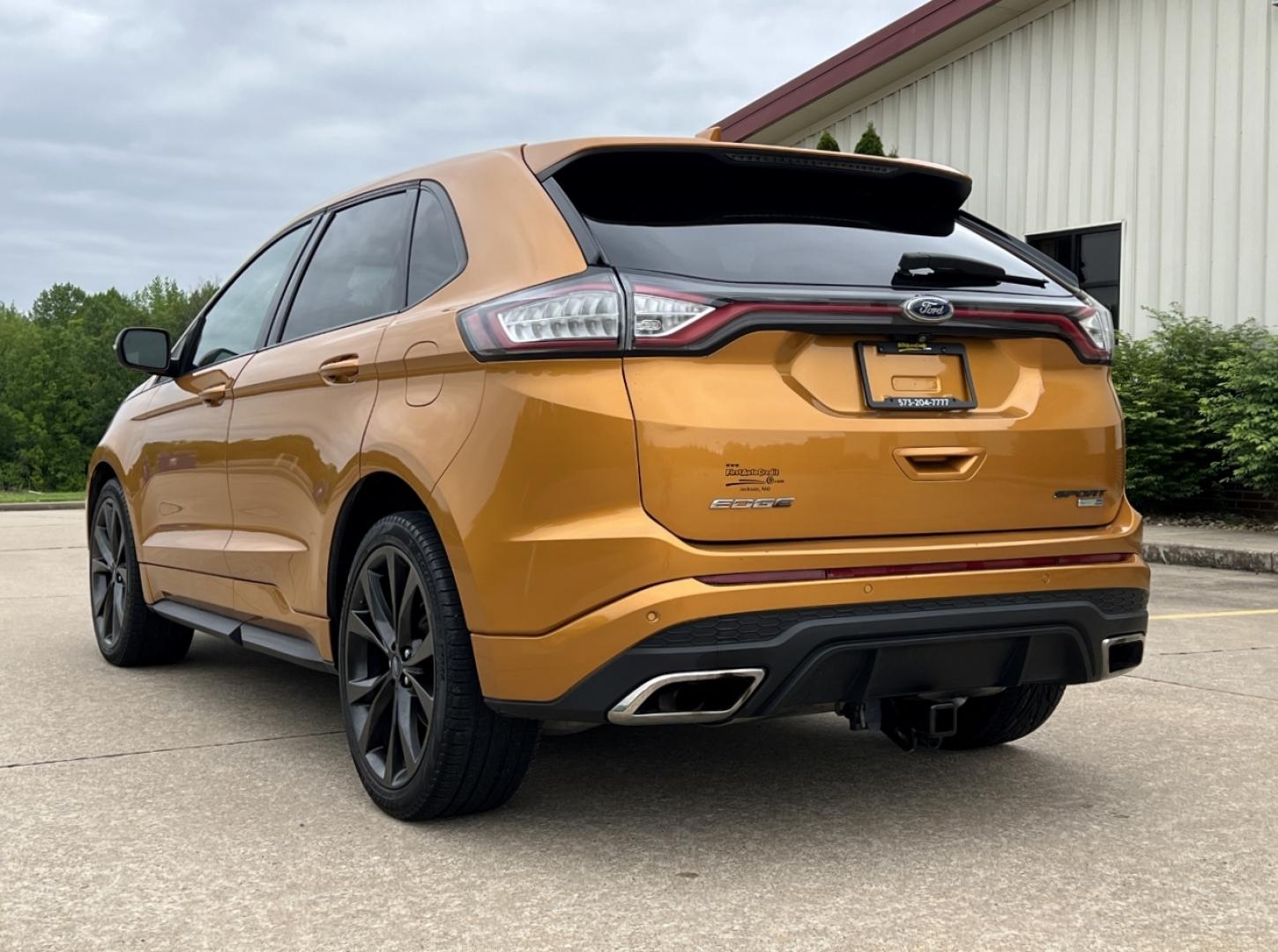 2015 ORANGE /Black Leather/Cloth Ford Edge Sport AWD (2FMTK4AP8FB) with an 2.7L V6 engine, Automatic transmission, located at 2990 Old Orchard Rd., Jackson, MO, 63755, 37.354214, -89.612106 - 2015 Ford Edge Sport 130xxx miles All Wheel Drive 2.7L V6 Automatic Navigation Power/Heated Seats Backup Camera Sunroof Bluetooth Cruise Power Windows/Locks/Mirrors We have financing available and we accept trades! Fill out a credit application on our website or come by today! If you ha - Photo#11