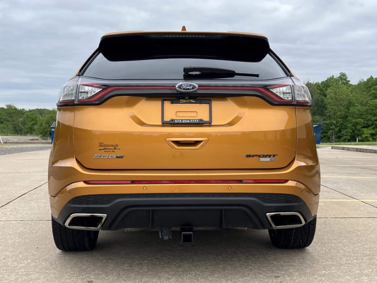 2015 ORANGE /Black Leather/Cloth Ford Edge Sport AWD (2FMTK4AP8FB) with an 2.7L V6 engine, Automatic transmission, located at 2990 Old Orchard Rd., Jackson, MO, 63755, 37.354214, -89.612106 - 2015 Ford Edge Sport 130xxx miles All Wheel Drive 2.7L V6 Automatic Navigation Power/Heated Seats Backup Camera Sunroof Bluetooth Cruise Power Windows/Locks/Mirrors We have financing available and we accept trades! Fill out a credit application on our website or come by today! If you ha - Photo#12
