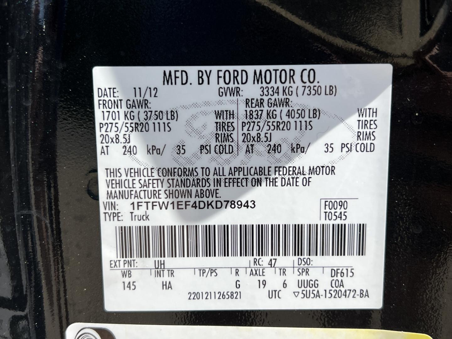 2013 BLACK /Tan Leather Ford F-150 Lariat SuperCrew 6.5-ft. Bed 4WD (1FTFW1EF4DK) with an 5.0L V8 engine, Automatic transmission, located at 506 S. Kingshighway, Cape Girardeau, MO, 63703, (573) 235-5000, 37.294994, -89.556206 - 2013 Ford F-150 Lariat 103xxx miles 4x4 5.0L V8 Automatic Leather Navigation Backup Camera Power/Heated/Cooled Seats Sunroof Bluetooth Remote Start Cruise Power Windows/Locks/Mirrors We have financing available and we accept trades! Fill out a credit application on our website or come - Photo#50