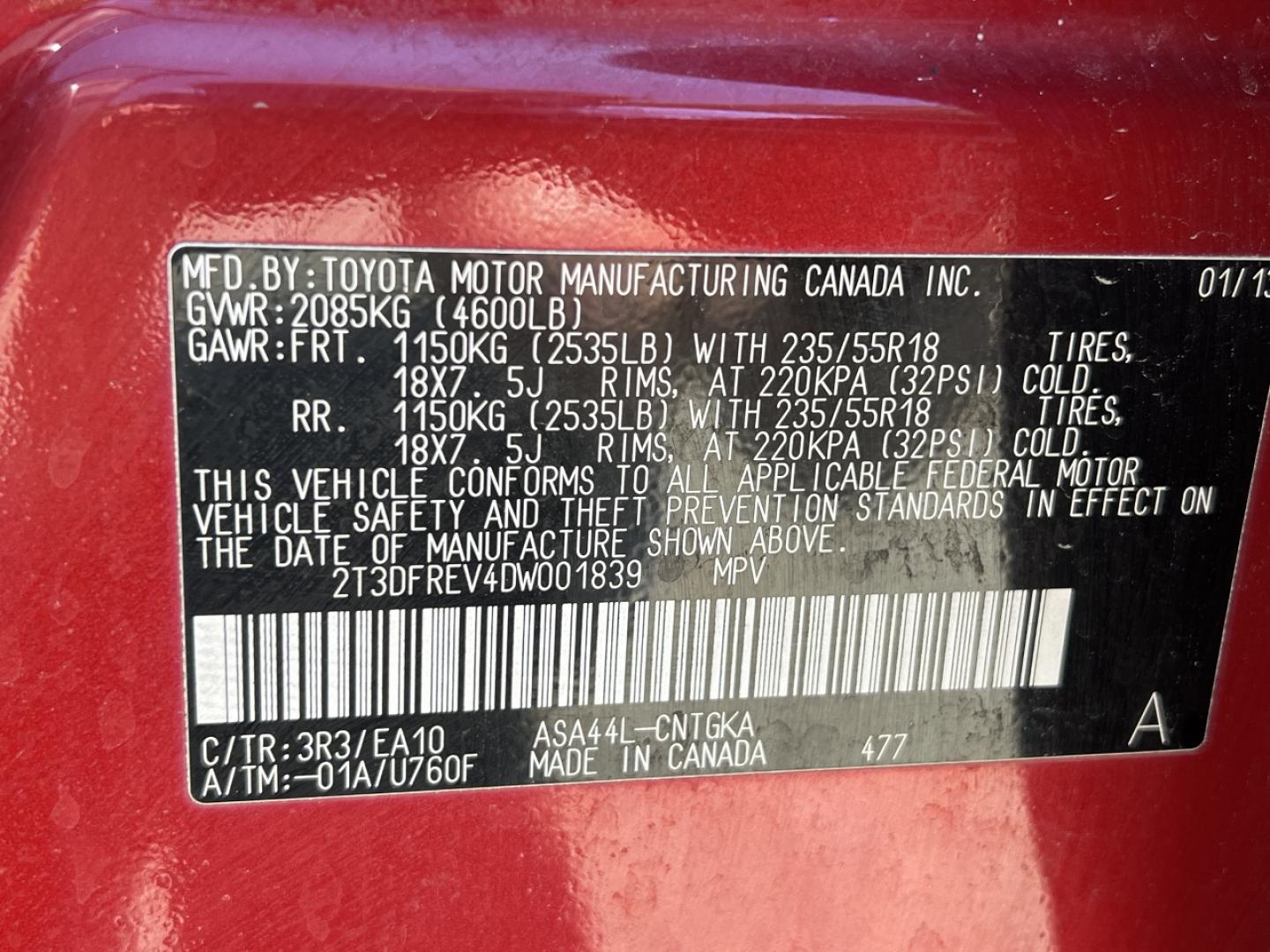 2013 RED /Gray Leather Toyota RAV4 Limited AWD (2T3DFREV4DW) with an 2.5L 4 Cyl. engine, Automatic transmission, located at 506 S. Kingshighway, Cape Girardeau, MO, 63703, (573) 235-5000, 37.294994, -89.556206 - 2013 Toyota RAV4 Limited 121xxx miles All Wheel Drive 2.5L 4 Cyl. Automatic Leather Backup Camera Sunroof Power Driver Seat Heated Seats Bluetooth Cruise Power Windows/Locks/Mirrors We have financing available and we accept trades! Fill out a credit application on our website or come by - Photo#45