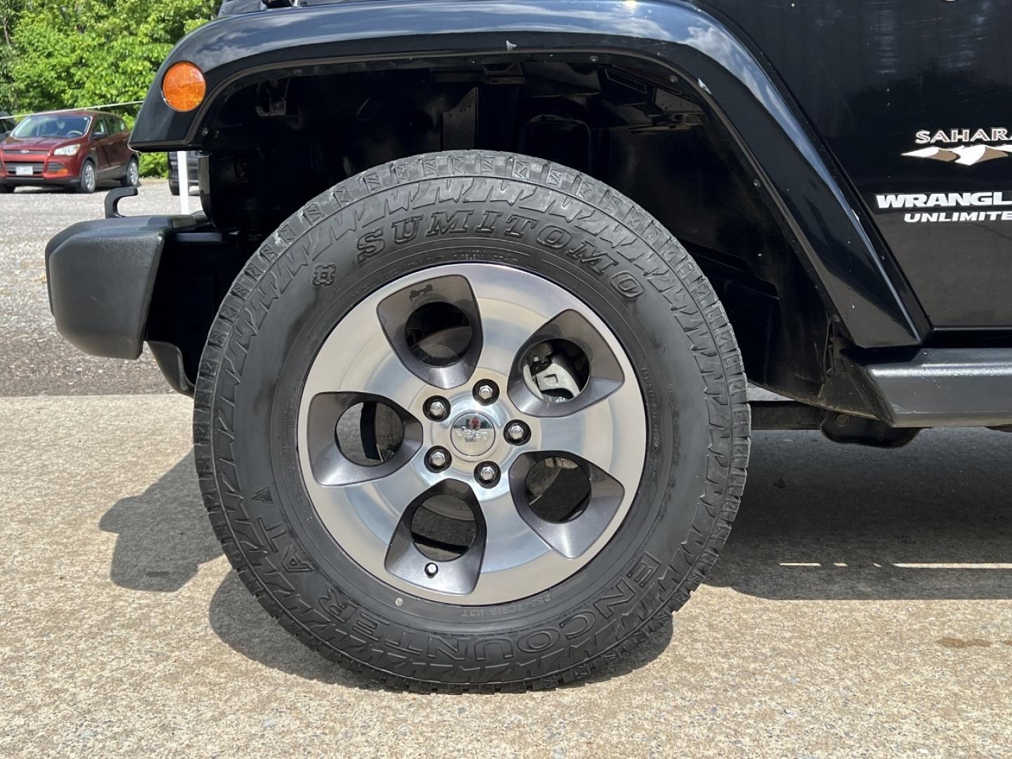2016 BLACK /Black Cloth Jeep Wrangler Unlimited Sahara 4WD (1C4BJWEG6GL) with an 3.6L V6 engine, Manual transmission, located at 2990 Old Orchard Rd., Jackson, MO, 63755, 37.354214, -89.612106 - 2016 Jeep Wrangler Unlimited Sahara Only 90xxx miles 4x4 3.6L V6 6-Speed Manual Cruise Power Windows/Locks/Mirrors We have financing available and we accept trades! Fill out a credit application on our website or come by today! If you have any questions, give us a call at (573) 204-7777 or v - Photo#28