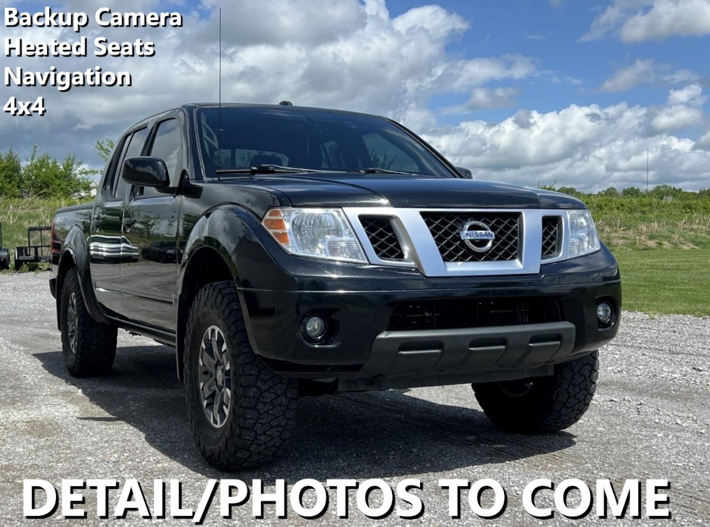 2019 BLACK /Black Cloth Nissan Frontier PRO-4X4 Crew Cab 4WD (1N6AD0EV0KN) with an 4.0L V6 engine, Automatic transmission, located at 2990 Old Orchard Rd., Jackson, MO, 63755, 37.354214, -89.612106 - We have financing available and we accept trades! Fill out a credit application on our website or come by today! If you have any questions, give us a call at (573) 204-7777 or visit our website at firstautocredit.com. - Photo#0