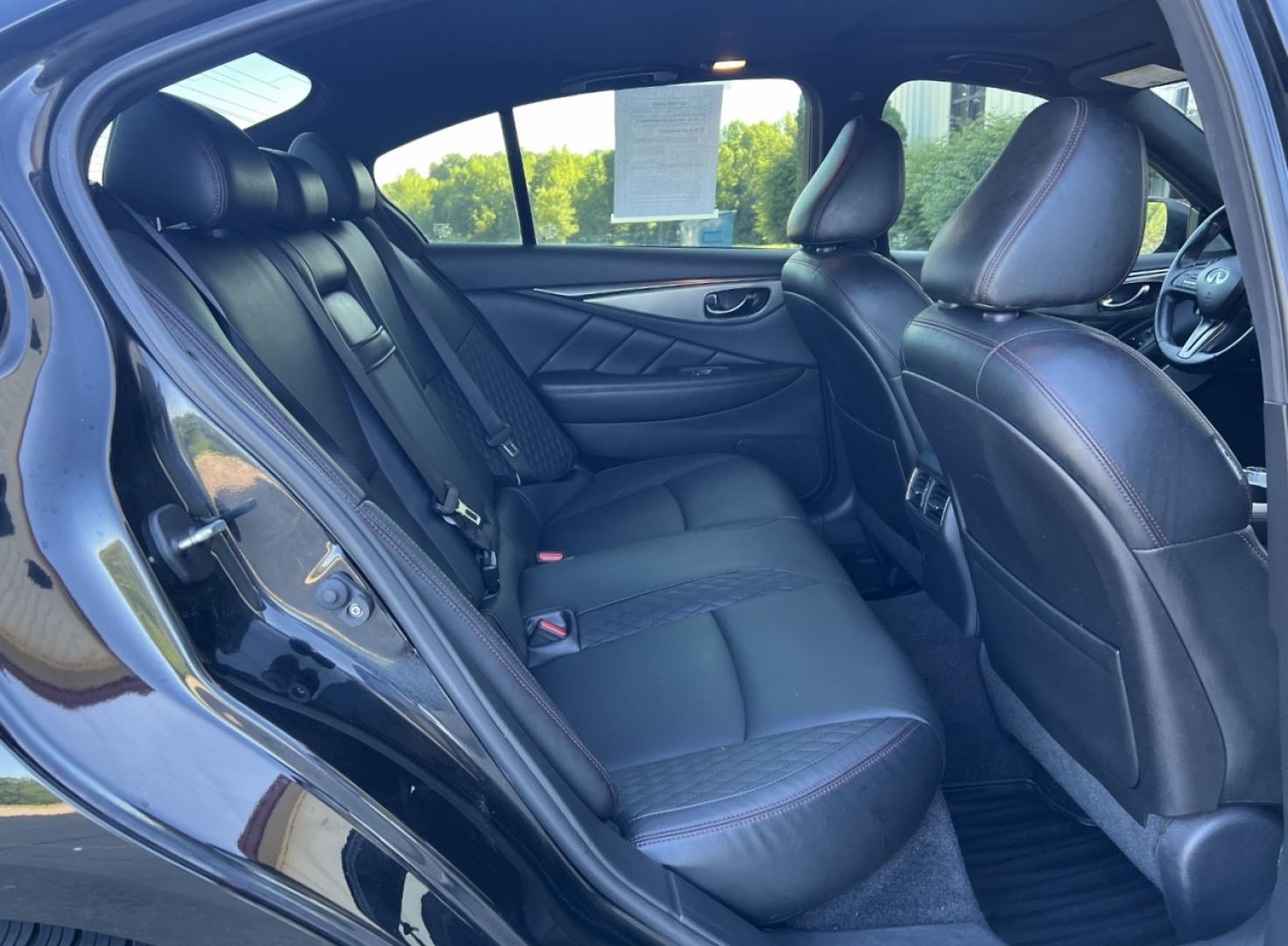 2019 BLACK /Black Leather Infiniti Q50 Red Sport 400 AWD (JN1FV7AR9KM) with an 3.0L V6 TURBO engine, Automatic transmission, located at 2990 Old Orchard Rd., Jackson, MO, 63755, 37.354214, -89.612106 - 2019 Infiniti Q50S 68xxx miles All Wheel Drive 3.0L V6 Automatic Leather Navigation Power/Heated Seats Backup Camera Sunroof Bluetooth Remote Start Cruise Power Windows/Locks/Mirrors We have financing available and we accept trades! Fill out a credit application on our website or come - Photo#20