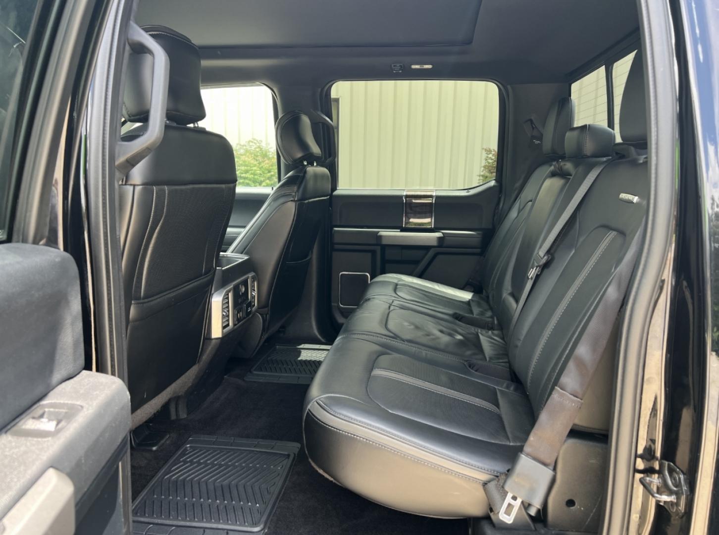 2017 BLACK /Black Leather Ford F-150 PLATINUM SuperCrew 6.5-ft. Bed 4WD (1FTEW1EG0HF) with an 3.5L V6 TURBO engine, Automatic transmission, located at 2990 Old Orchard Rd., Jackson, MO, 63755, 37.354214, -89.612106 - 2017 Ford F-150 Platinum FX4 Off Road 173xxx miles 4x4 3.5L V6 Automatic Leather Navigation Power/Heated/Cooled Seats Heated Rear Seats Power Running Boards Backup Camera Sunroof Bluetooth Cruise Remote Start Power Windows/Locks/Mirrors We have financing available and we accept trade - Photo#22