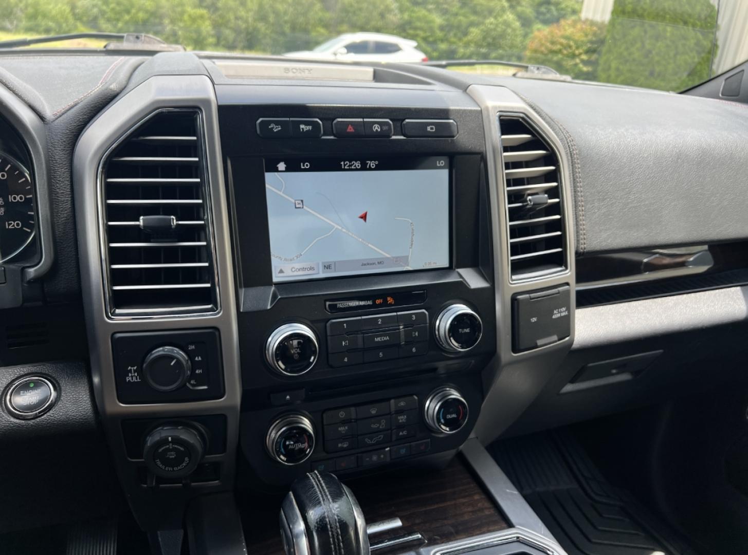 2017 BLACK /Black Leather Ford F-150 PLATINUM SuperCrew 6.5-ft. Bed 4WD (1FTEW1EG0HF) with an 3.5L V6 TURBO engine, Automatic transmission, located at 2990 Old Orchard Rd., Jackson, MO, 63755, 37.354214, -89.612106 - 2017 Ford F-150 Platinum FX4 Off Road 173xxx miles 4x4 3.5L V6 Automatic Leather Navigation Power/Heated/Cooled Seats Heated Rear Seats Power Running Boards Backup Camera Sunroof Bluetooth Cruise Remote Start Power Windows/Locks/Mirrors We have financing available and we accept trade - Photo#32