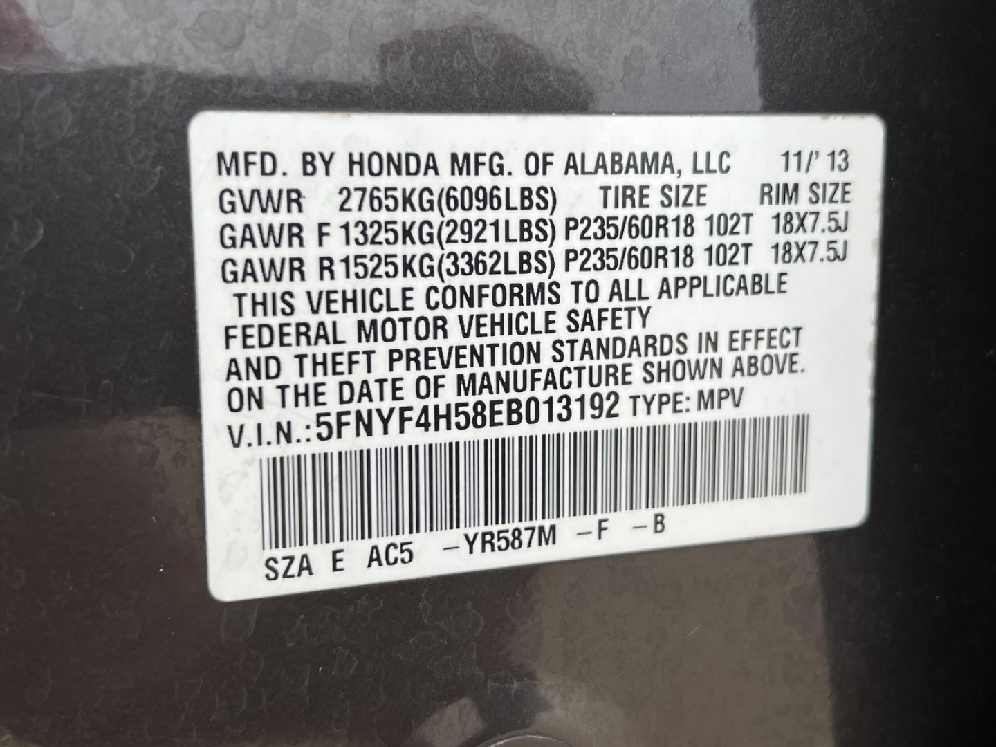 2014 BROWN /Tan Leather Honda Pilot EX-L 4WD (5FNYF4H58EB) with an 3.5L V6 engine, Automatic transmission, located at 2990 Old Orchard Rd., Jackson, MO, 63755, 37.354214, -89.612106 - 2014 Honda Pilot EX-L 116xxx miles All Wheel Drive 3.5L V6 Automatic Leather 3rd Row Backup Camera Power/Heated Seats Sunroof Bluetooth Cruise Power Windows/Locks/Mirrors We have financing available and we accept trades! Fill out a credit application on our website or come by today! If - Photo#49