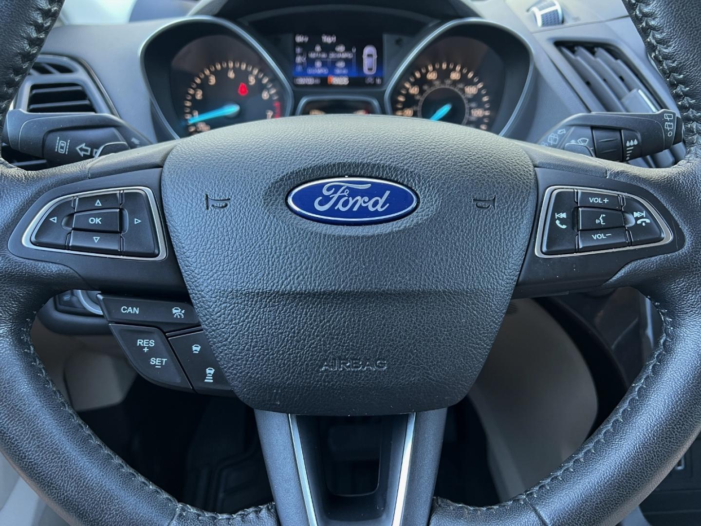 2017 GRAY /Tan Leather Ford Escape Titanium FWD (1FMCU0JD4HU) with an 1.5L 4 Cyl. engine, Automatic transmission, located at 2990 Old Orchard Rd., Jackson, MO, 63755, 37.354214, -89.612106 - 2017 Ford Escape Titanium Only 39xxx miles Front Wheel Drive 1.5L 4 Cyl. Automatic Leather Navigation Power/Heated Seats Heated Steering Wheel Backup Camera Sunroof Bluetooth Remote Start Cruise Power Windows/Locks/Mirrors We have financing available and we accept trades! Fill out a c - Photo#25