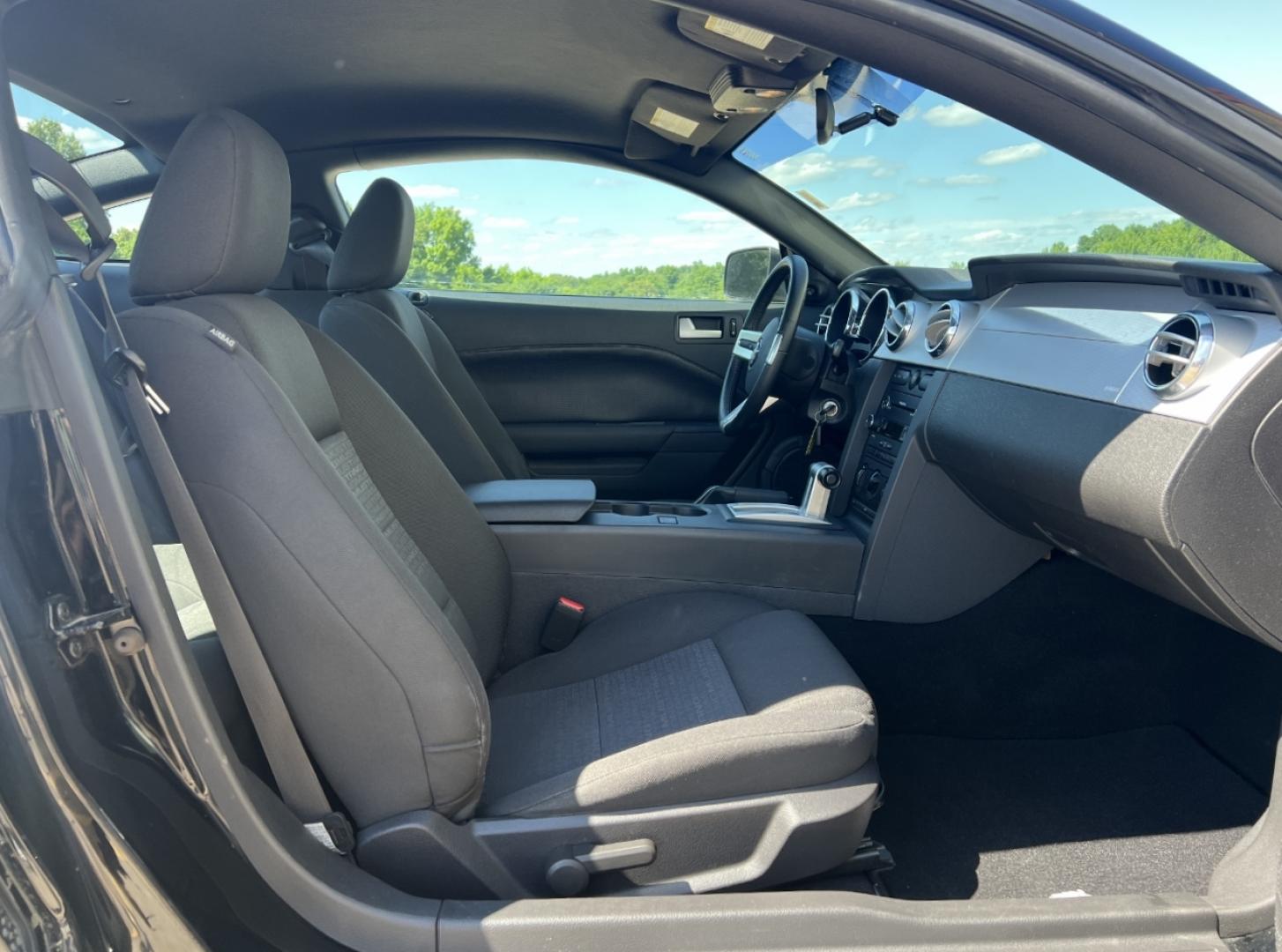 2009 BLACK /Black Cloth Ford Mustang V6 Coupe (1ZVHT80N695) with an 4.0L V6 engine, Automatic transmission, located at 2990 Old Orchard Rd., Jackson, MO, 63755, 37.354214, -89.612106 - 2009 Ford Mustang V6 Deluxe Local 1-Owner Only 65xxx miles Rear Wheel Drive 4.0L V6 Automatic Power Driver Seat Cruise Power Windows/Locks/Mirrors We have financing available and we accept trades! Fill out a credit application on our website or come by today! If you have any questions, giv - Photo#13