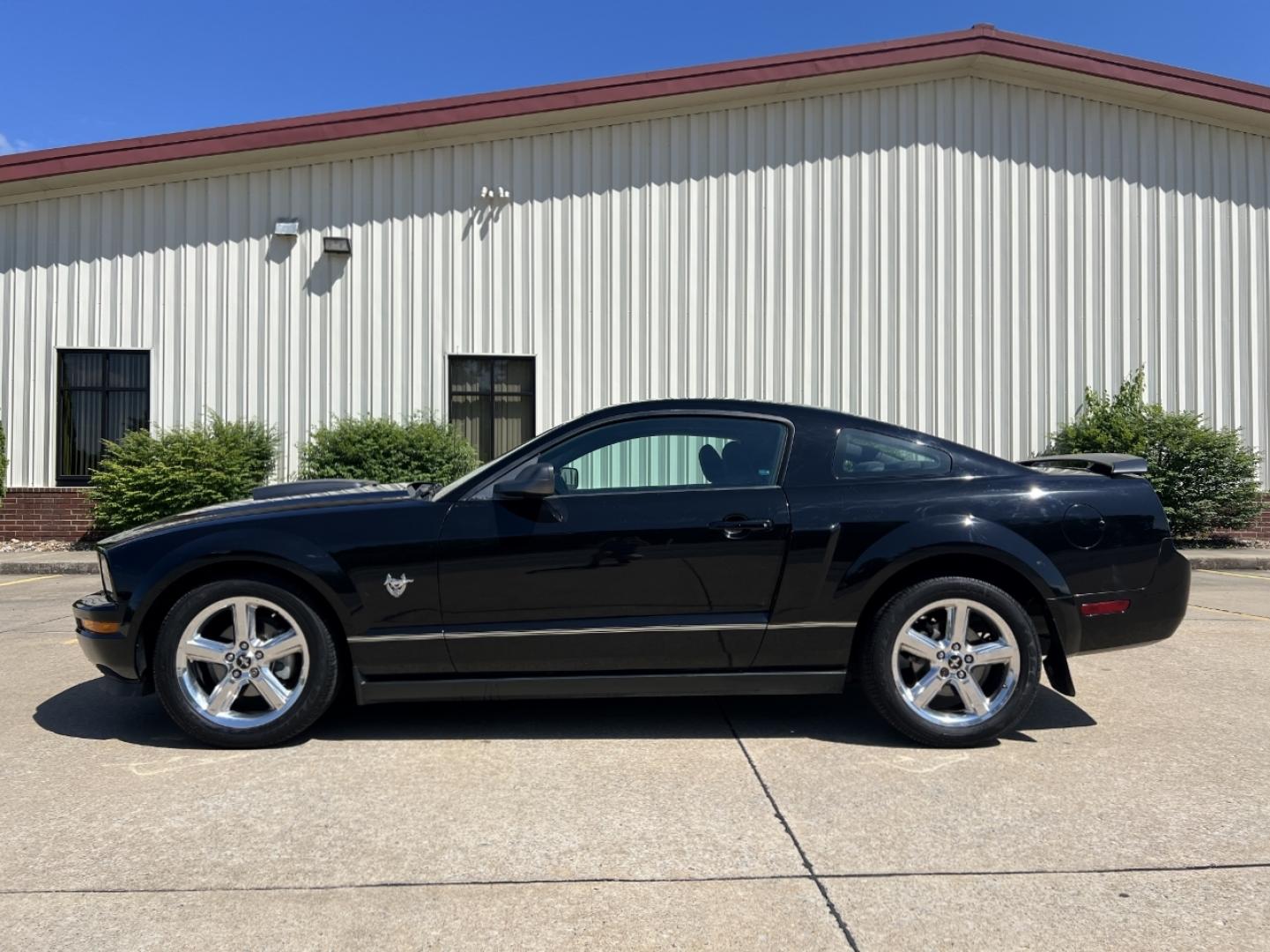 2009 BLACK /Black Cloth Ford Mustang V6 Coupe (1ZVHT80N695) with an 4.0L V6 engine, Automatic transmission, located at 2990 Old Orchard Rd., Jackson, MO, 63755, 37.354214, -89.612106 - 2009 Ford Mustang V6 Deluxe Local 1-Owner Only 65xxx miles Rear Wheel Drive 4.0L V6 Automatic Power Driver Seat Cruise Power Windows/Locks/Mirrors We have financing available and we accept trades! Fill out a credit application on our website or come by today! If you have any questions, giv - Photo#4