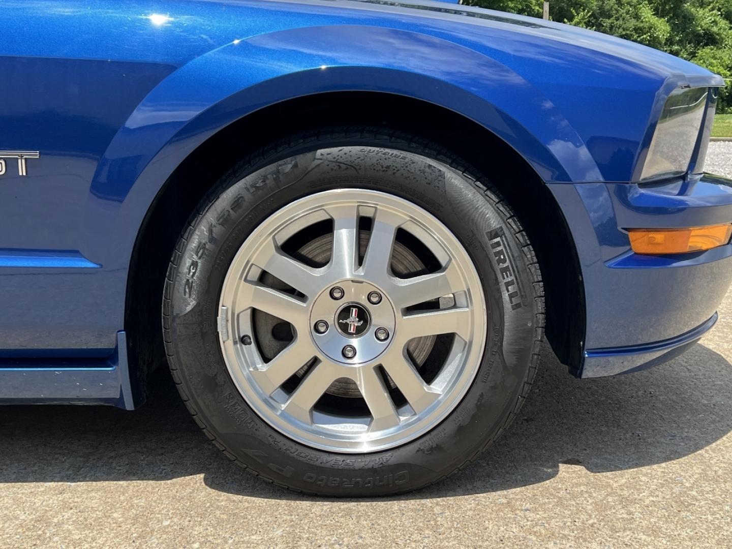 2007 BLUE /Gray Leather Ford Mustang GT Deluxe Coupe (1ZVHT82H175) with an 4.6L V8 engine, Automatic transmission, located at 2990 Old Orchard Rd., Jackson, MO, 63755, 37.354214, -89.612106 - 2007 Ford Mustang GT Deluxe Only 89xxx miles Rear Wheel Drive 4.6L V8 5-Speed Manual Leather Power Driver Seat Cruise Power Windows/Locks/Mirrors We have financing available and we accept trades! Fill out a credit application on our website or come by today! If you have any questions, give - Photo#32