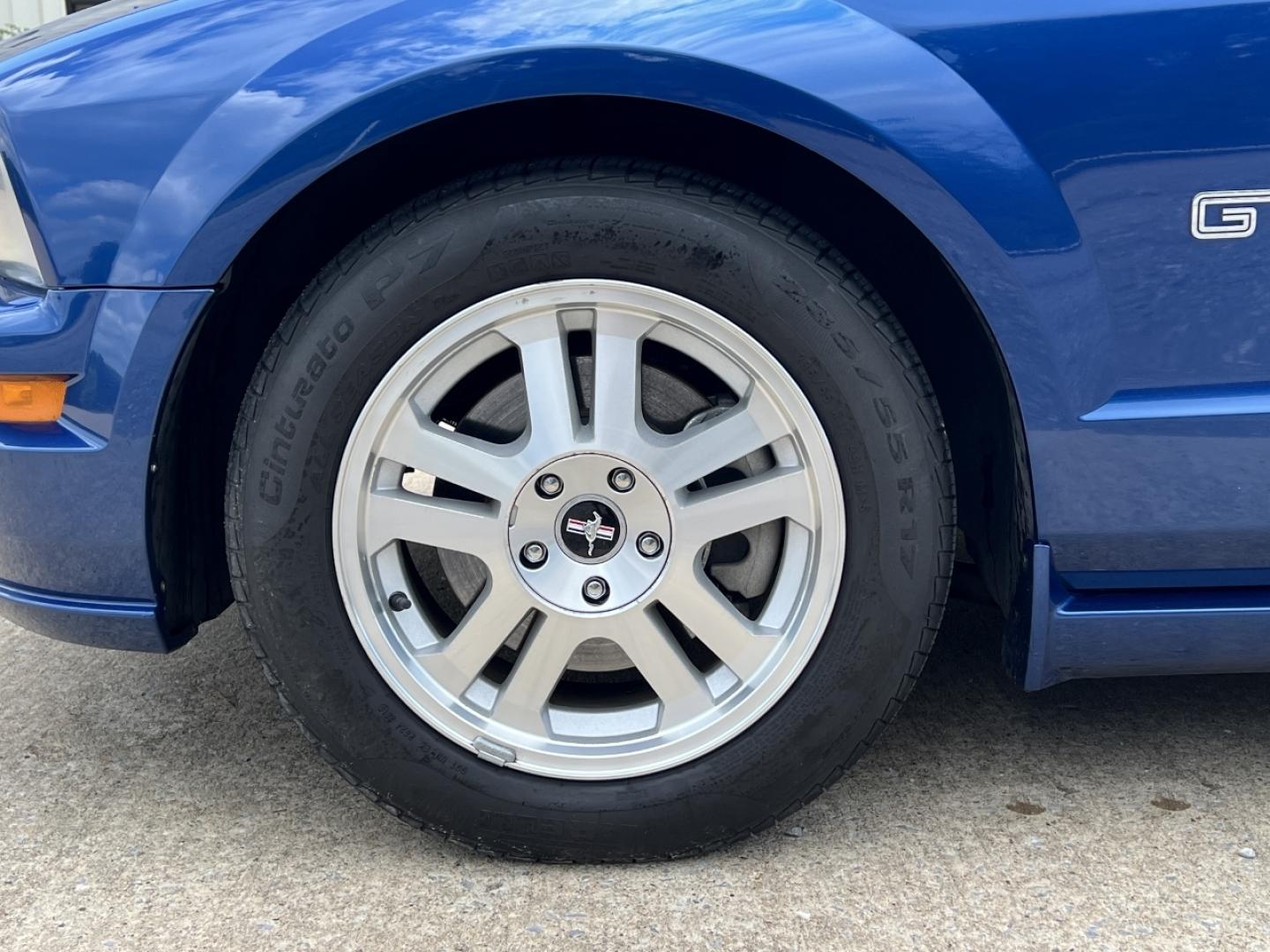 2007 BLUE /Gray Leather Ford Mustang GT Deluxe Coupe (1ZVHT82H175) with an 4.6L V8 engine, Automatic transmission, located at 2990 Old Orchard Rd., Jackson, MO, 63755, 37.354214, -89.612106 - 2007 Ford Mustang GT Deluxe Only 89xxx miles Rear Wheel Drive 4.6L V8 5-Speed Manual Leather Power Driver Seat Cruise Power Windows/Locks/Mirrors We have financing available and we accept trades! Fill out a credit application on our website or come by today! If you have any questions, give - Photo#28