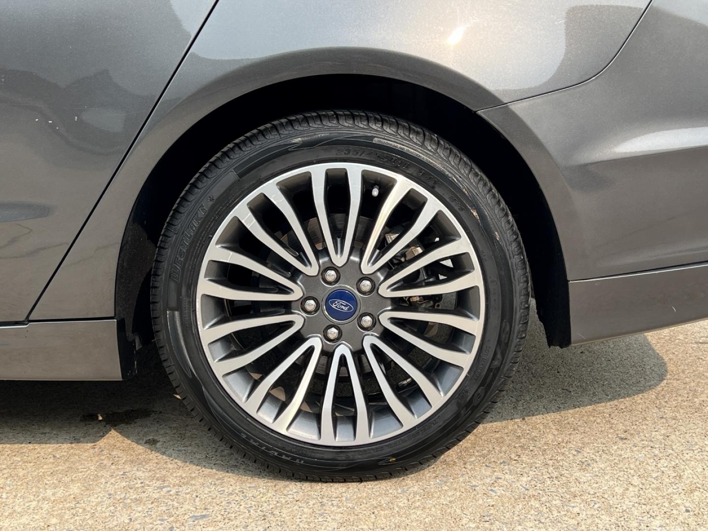 2018 GRAY /Black Leather Ford Fusion Titanium (3FA6P0K94JR) with an 2.0L 4 Cyl. engine, Automatic transmission, located at 2990 Old Orchard Rd., Jackson, MO, 63755, 37.354214, -89.612106 - 2018 Ford Fusion Titanium Local 1-Owner 83xxx miles Front Wheel Drive 2.0L 4 Cyl. Automatic Leather Navigation Backup Camera Power/Heated Seats Sunroof Bluetooth Remote Start Cruise Power Windows/Locks/Mirrors We have financing available and we accept trades! Fill out a credit applica - Photo#39