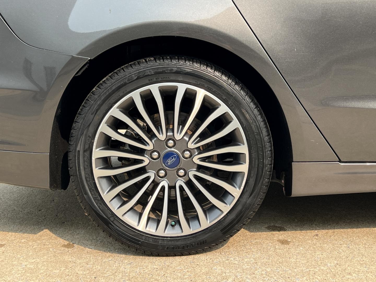 2018 GRAY /Black Leather Ford Fusion Titanium (3FA6P0K94JR) with an 2.0L 4 Cyl. engine, Automatic transmission, located at 2990 Old Orchard Rd., Jackson, MO, 63755, 37.354214, -89.612106 - 2018 Ford Fusion Titanium Local 1-Owner 83xxx miles Front Wheel Drive 2.0L 4 Cyl. Automatic Leather Navigation Backup Camera Power/Heated Seats Sunroof Bluetooth Remote Start Cruise Power Windows/Locks/Mirrors We have financing available and we accept trades! Fill out a credit applica - Photo#40