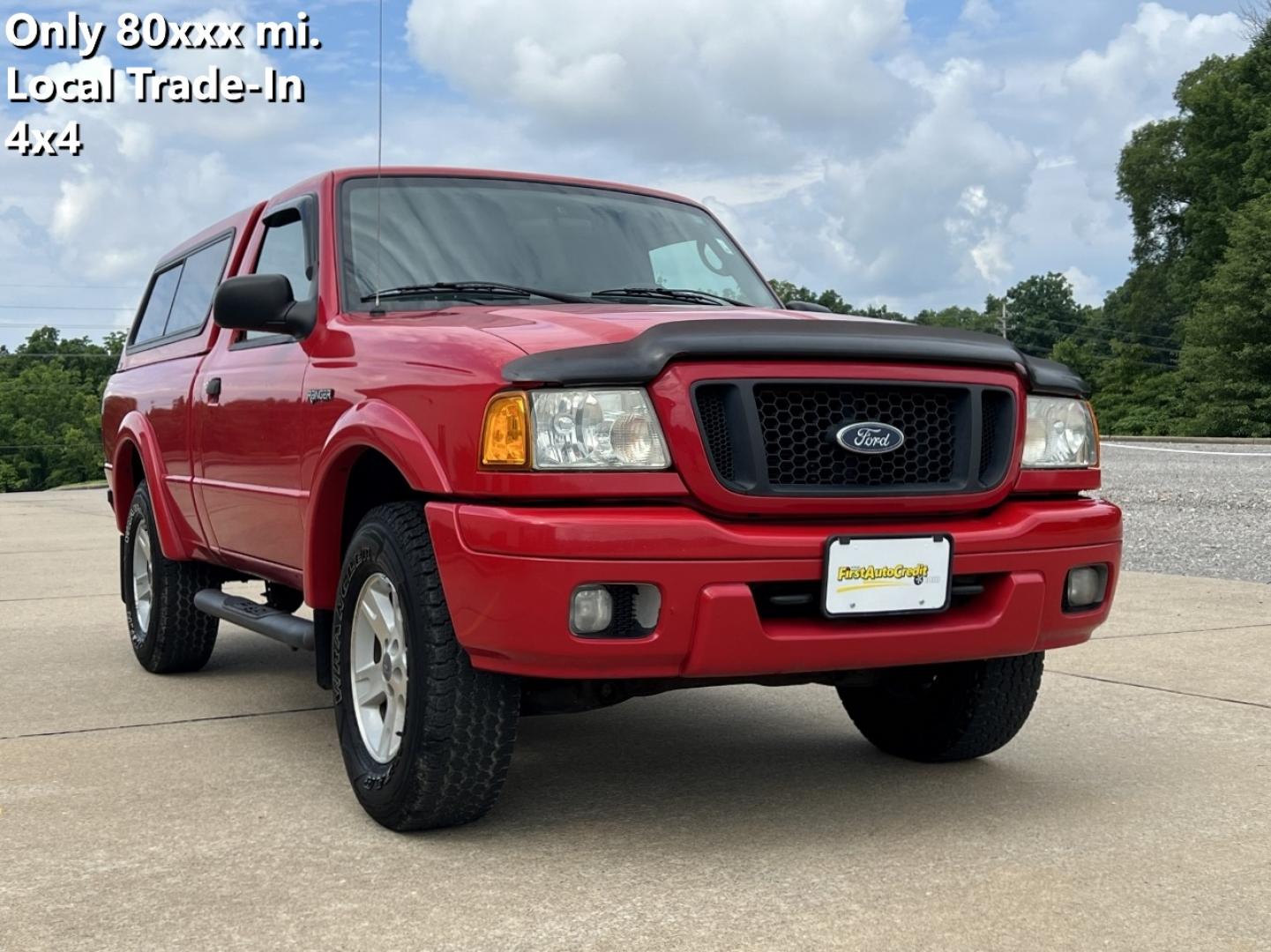 2004 RED /Black Cloth Ford Ranger Edge 4WD (1FTYR11U14T) with an 3.0L V6 engine, Automatic transmission, located at 2990 Old Orchard Rd., Jackson, MO, 63755, 37.354214, -89.612106 - 2004 Ford Ranger Edge Only 80xxx miles 4x4 3.0L V6 Automatic Cruise Power Windows/Locks/Mirrors We have financing available and we accept trades! Fill out a credit application on our website or come by today! If you have any questions, give us a call at (573) 204-7777 or visit our website at - Photo#0