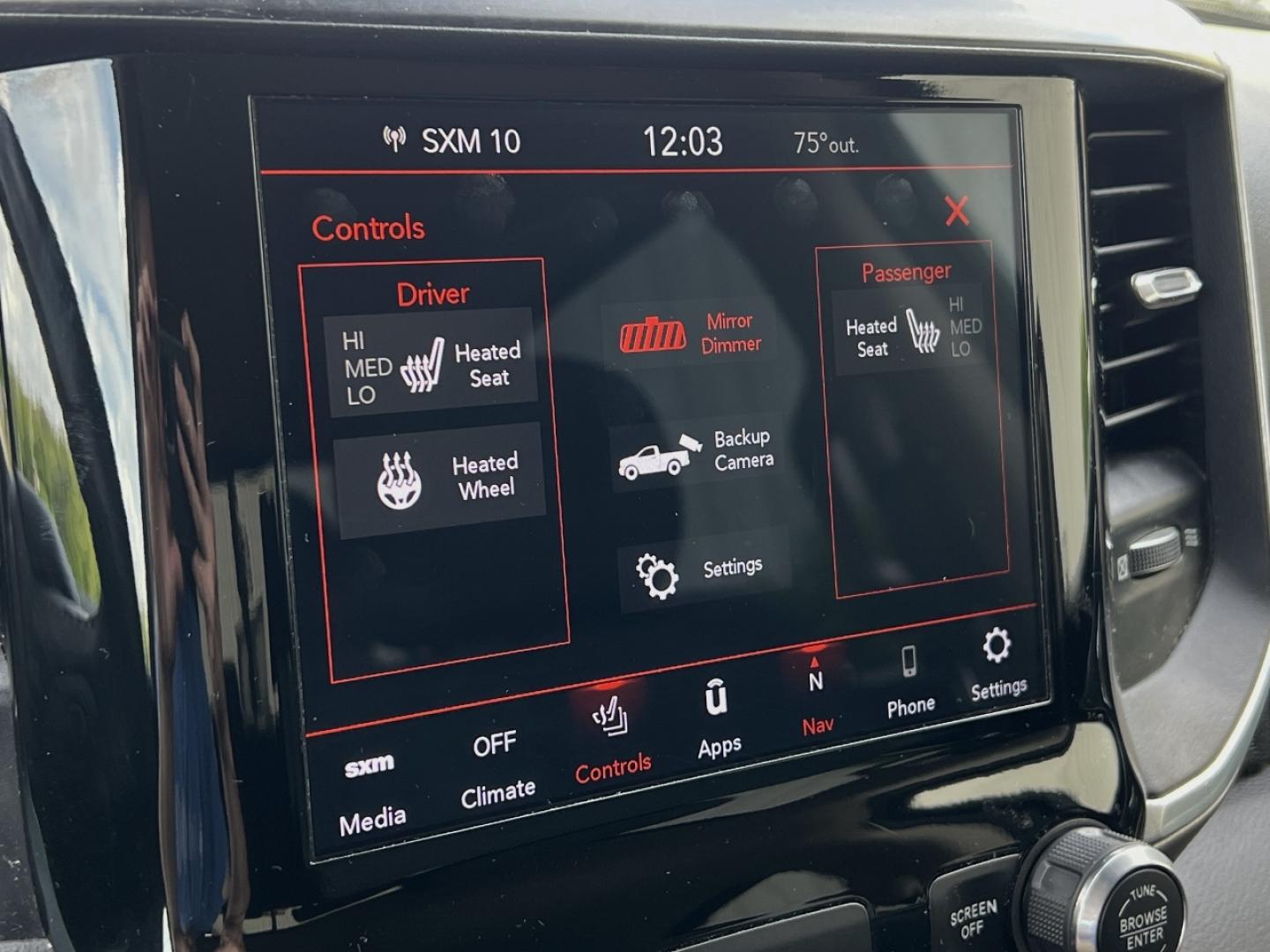 2021 MAROON /Gray Cloth RAM 1500 Big Horn Quad Cab 2WD (1C6RREBT8MN) with an 3.6L V6 engine, Automatic transmission, located at 506 S. Kingshighway, Cape Girardeau, MO, 63703, (573) 235-5000, 37.294994, -89.556206 - 2021 Ram 1500 Big Horn 58xxx miles Rear Wheel Drive 5.7L V8 Automatic Navigation Backup Camera Power Driver Seat Heated Seats Heated Steering Wheel Bluetooth Remote Start Cruise Power Windows/Locks/Mirrors We have financing available and we accept trades! Fill out a credit application - Photo#3