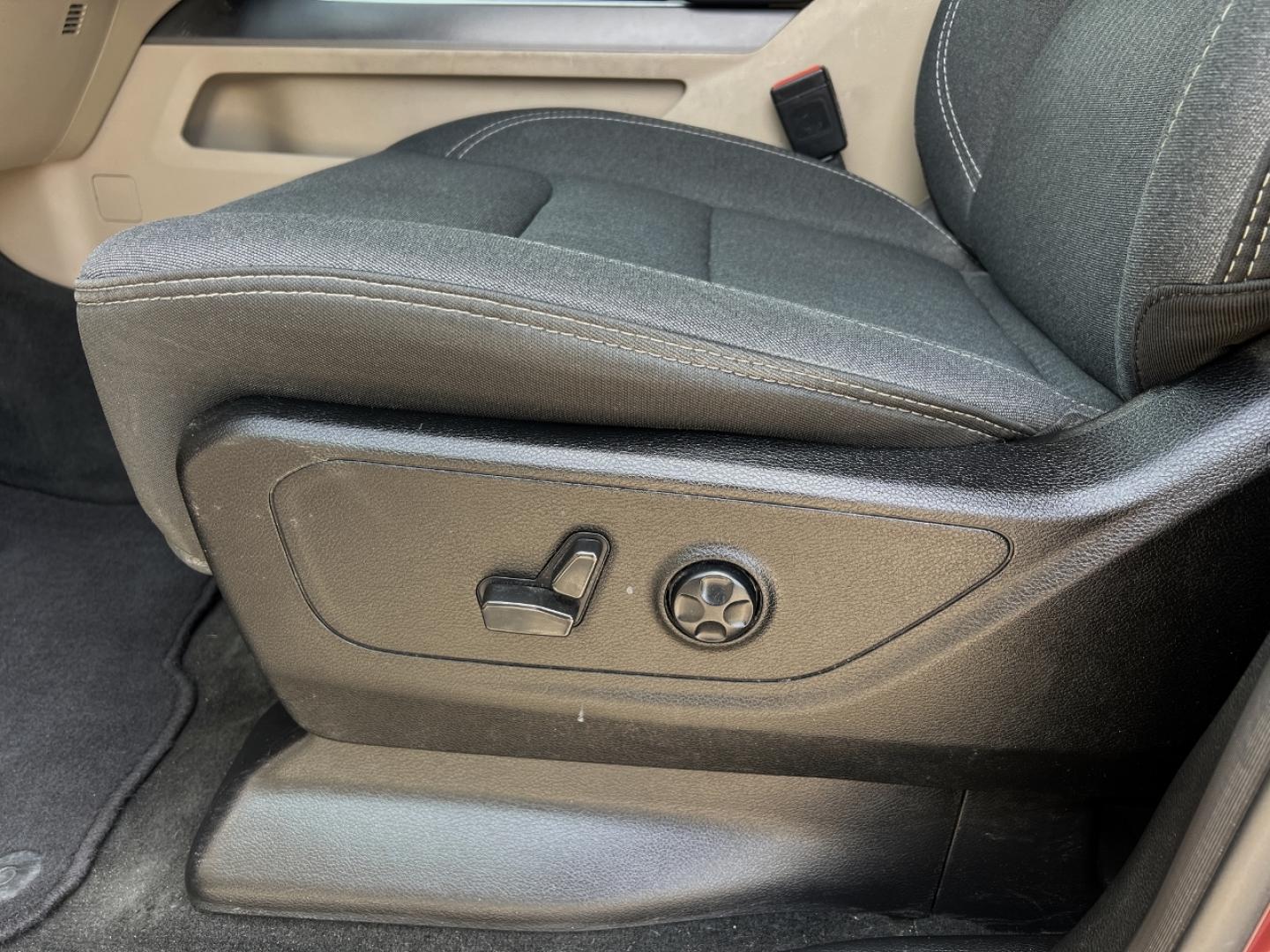 2021 MAROON /Gray Cloth RAM 1500 Big Horn Quad Cab 2WD (1C6RREBT8MN) with an 3.6L V6 engine, Automatic transmission, located at 506 S. Kingshighway, Cape Girardeau, MO, 63703, (573) 235-5000, 37.294994, -89.556206 - 2021 Ram 1500 Big Horn 58xxx miles Rear Wheel Drive 5.7L V8 Automatic Navigation Backup Camera Power Driver Seat Heated Seats Heated Steering Wheel Bluetooth Remote Start Cruise Power Windows/Locks/Mirrors We have financing available and we accept trades! Fill out a credit application - Photo#5