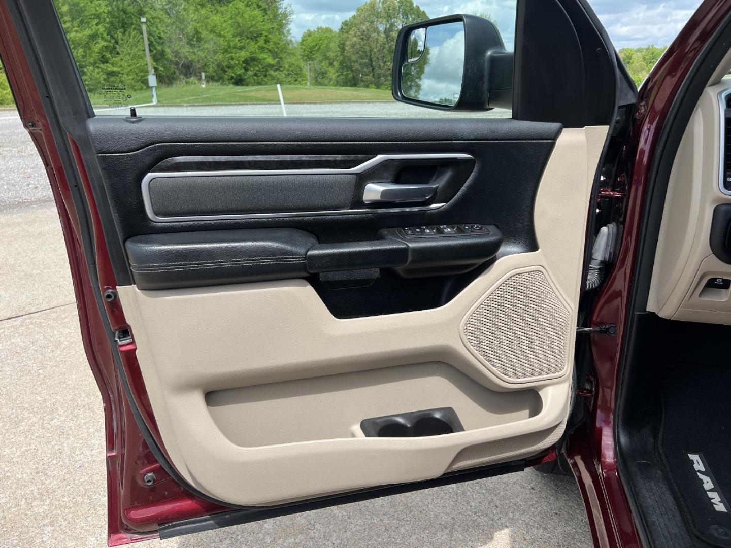 2021 MAROON /Gray Cloth RAM 1500 Big Horn Quad Cab 2WD (1C6RREBT8MN) with an 3.6L V6 engine, Automatic transmission, located at 506 S. Kingshighway, Cape Girardeau, MO, 63703, (573) 235-5000, 37.294994, -89.556206 - 2021 Ram 1500 Big Horn 58xxx miles Rear Wheel Drive 5.7L V8 Automatic Navigation Backup Camera Power Driver Seat Heated Seats Heated Steering Wheel Bluetooth Remote Start Cruise Power Windows/Locks/Mirrors We have financing available and we accept trades! Fill out a credit application - Photo#14