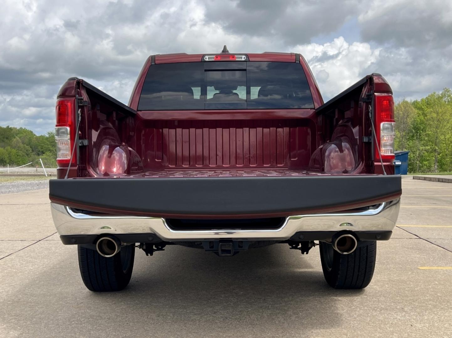 2021 MAROON /Gray Cloth RAM 1500 Big Horn Quad Cab 2WD (1C6RREBT8MN) with an 3.6L V6 engine, Automatic transmission, located at 506 S. Kingshighway, Cape Girardeau, MO, 63703, (573) 235-5000, 37.294994, -89.556206 - 2021 Ram 1500 Big Horn 58xxx miles Rear Wheel Drive 5.7L V8 Automatic Navigation Backup Camera Power Driver Seat Heated Seats Heated Steering Wheel Bluetooth Remote Start Cruise Power Windows/Locks/Mirrors We have financing available and we accept trades! Fill out a credit application - Photo#20
