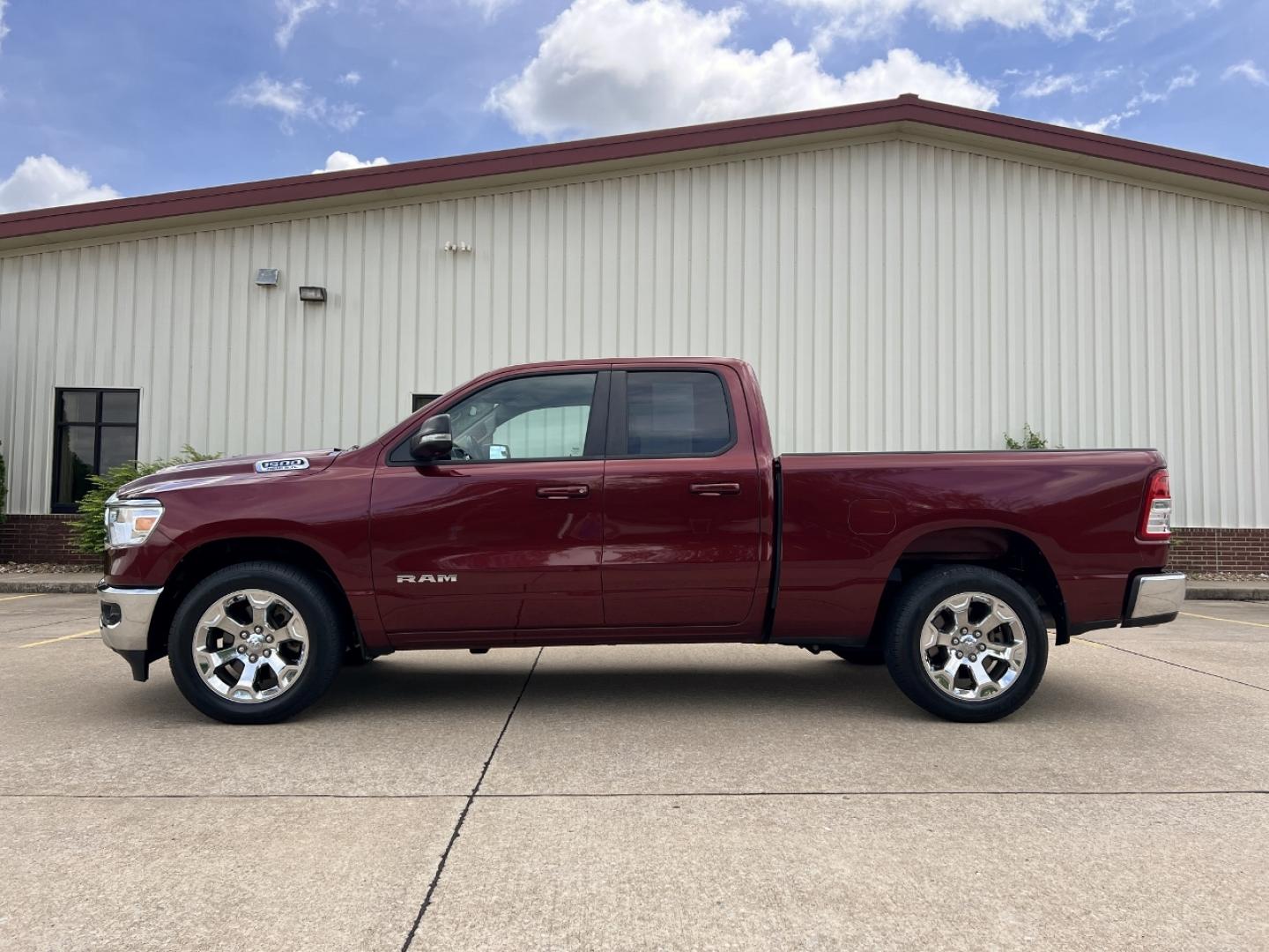 2021 MAROON /Gray Cloth RAM 1500 Big Horn Quad Cab 2WD (1C6RREBT8MN) with an 3.6L V6 engine, Automatic transmission, located at 506 S. Kingshighway, Cape Girardeau, MO, 63703, (573) 235-5000, 37.294994, -89.556206 - 2021 Ram 1500 Big Horn 58xxx miles Rear Wheel Drive 5.7L V8 Automatic Navigation Backup Camera Power Driver Seat Heated Seats Heated Steering Wheel Bluetooth Remote Start Cruise Power Windows/Locks/Mirrors We have financing available and we accept trades! Fill out a credit application - Photo#8