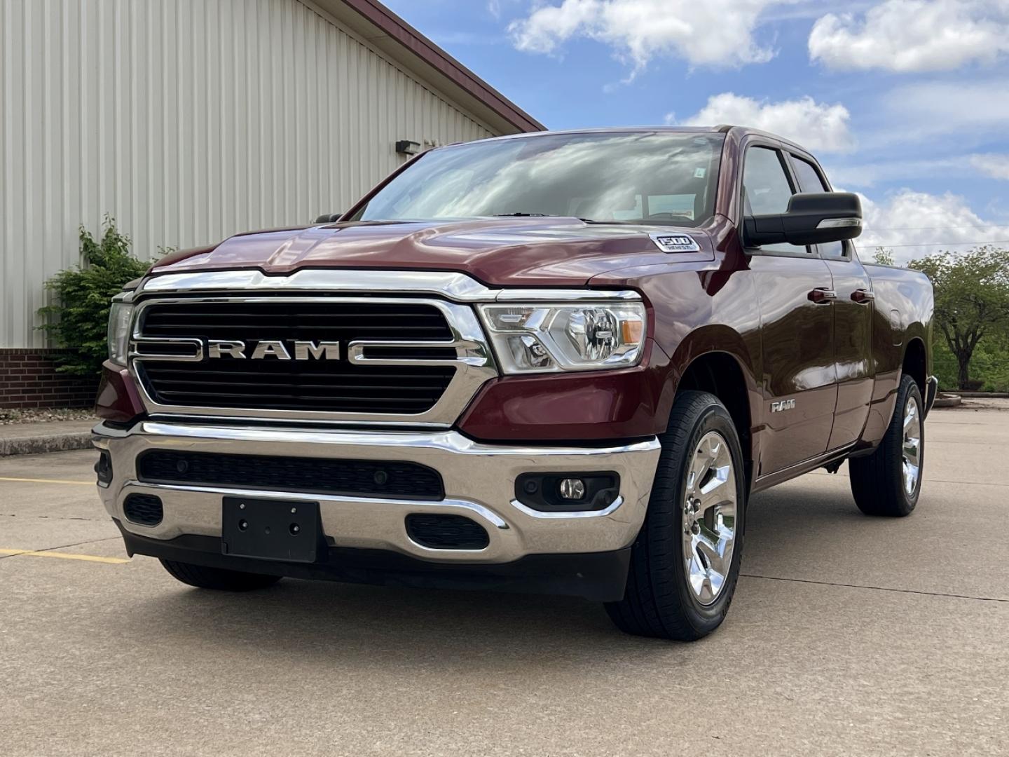 2021 MAROON /Gray Cloth RAM 1500 Big Horn Quad Cab 2WD (1C6RREBT8MN) with an 3.6L V6 engine, Automatic transmission, located at 506 S. Kingshighway, Cape Girardeau, MO, 63703, (573) 235-5000, 37.294994, -89.556206 - 2021 Ram 1500 Big Horn 58xxx miles Rear Wheel Drive 5.7L V8 Automatic Navigation Backup Camera Power Driver Seat Heated Seats Heated Steering Wheel Bluetooth Remote Start Cruise Power Windows/Locks/Mirrors We have financing available and we accept trades! Fill out a credit application - Photo#7