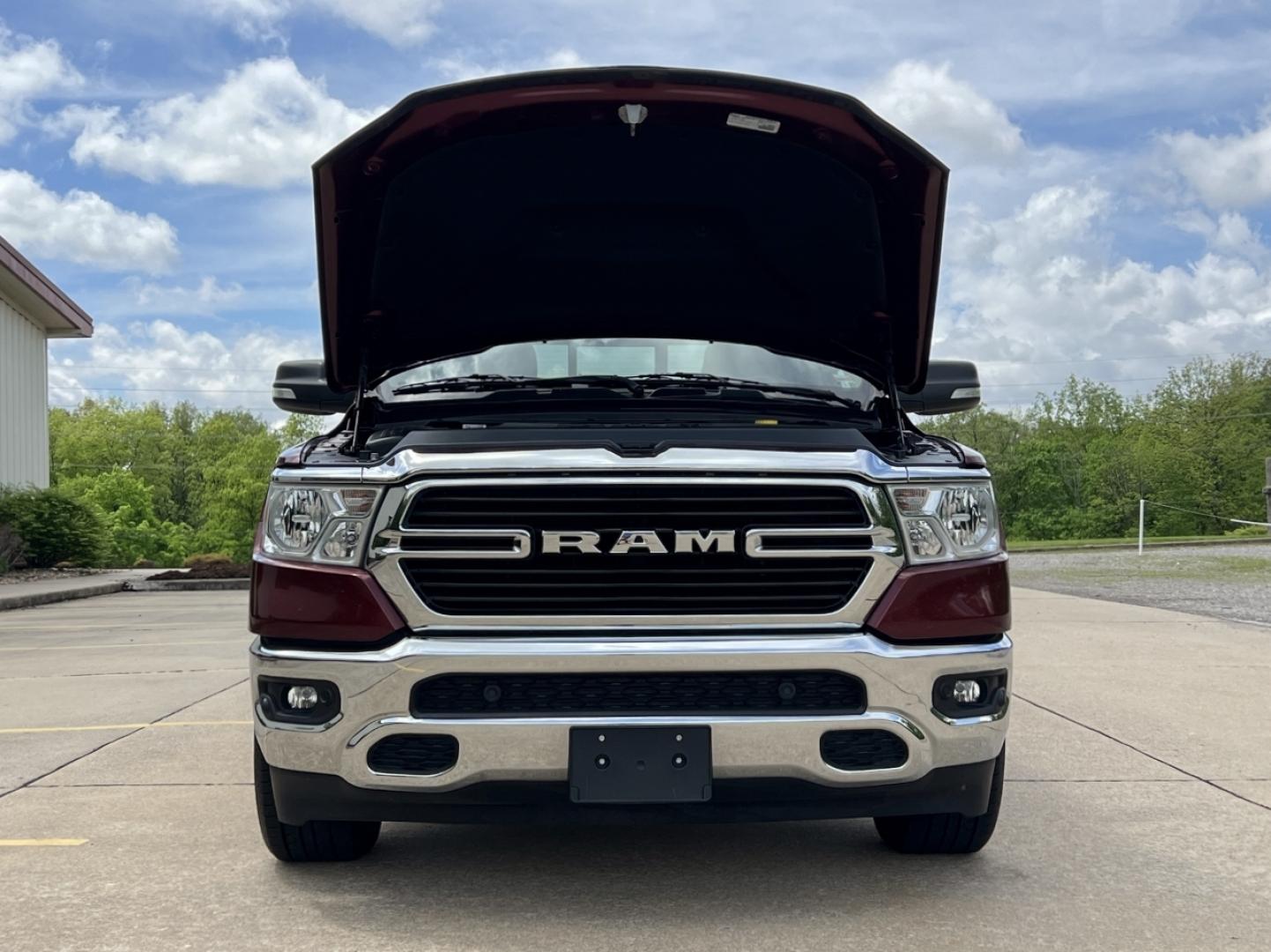 2021 MAROON /Gray Cloth RAM 1500 Big Horn Quad Cab 2WD (1C6RREBT8MN) with an 3.6L V6 engine, Automatic transmission, located at 506 S. Kingshighway, Cape Girardeau, MO, 63703, (573) 235-5000, 37.294994, -89.556206 - 2021 Ram 1500 Big Horn 58xxx miles Rear Wheel Drive 5.7L V8 Automatic Navigation Backup Camera Power Driver Seat Heated Seats Heated Steering Wheel Bluetooth Remote Start Cruise Power Windows/Locks/Mirrors We have financing available and we accept trades! Fill out a credit application - Photo#35