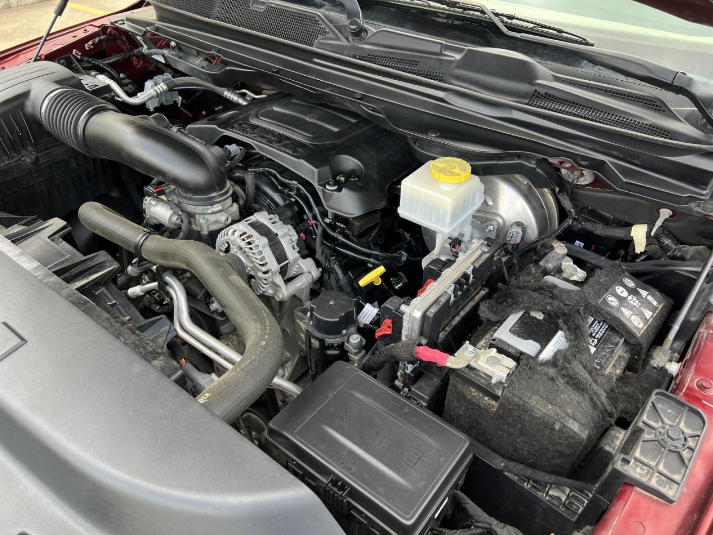 2021 MAROON /Gray Cloth RAM 1500 Big Horn Quad Cab 2WD (1C6RREBT8MN) with an 3.6L V6 engine, Automatic transmission, located at 506 S. Kingshighway, Cape Girardeau, MO, 63703, (573) 235-5000, 37.294994, -89.556206 - 2021 Ram 1500 Big Horn 58xxx miles Rear Wheel Drive 5.7L V8 Automatic Navigation Backup Camera Power Driver Seat Heated Seats Heated Steering Wheel Bluetooth Remote Start Cruise Power Windows/Locks/Mirrors We have financing available and we accept trades! Fill out a credit application - Photo#36