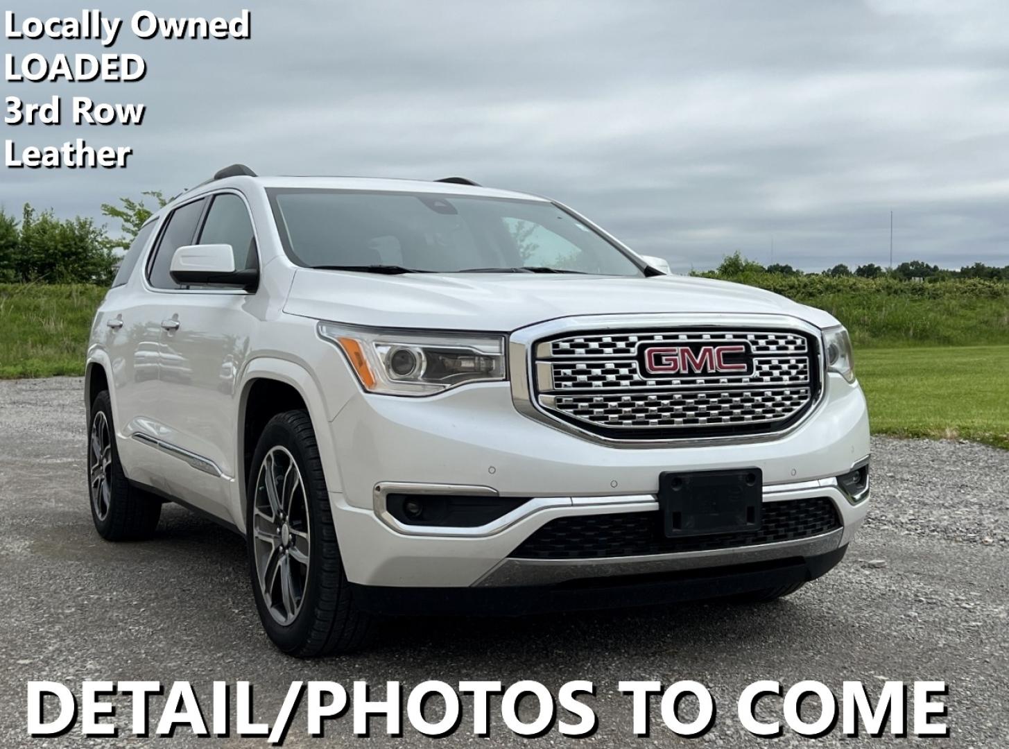 2019 WHITE /Tan Leather GMC Acadia Denali FWD (1GKKNPLS7KZ) with an 3.6L V6 engine, Automatic transmission, located at 2990 Old Orchard Rd., Jackson, MO, 63755, 37.354214, -89.612106 - We have financing available and we accept trades! Fill out a credit application on our website or come by today! If you have any questions, give us a call at (573) 204-7777 or visit our website at firstautocredit.com. - Photo#0