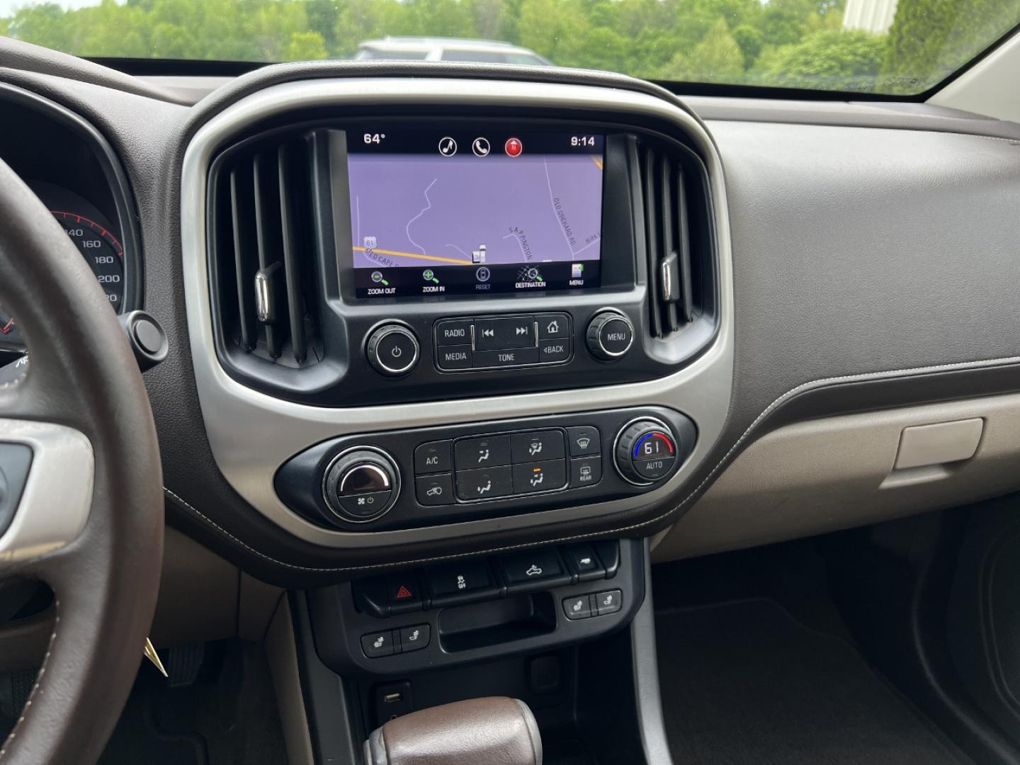 2015 BROWN /Tan Leather GMC Canyon SLT Crew Cab 4WD Short Box (1GTG6CE36F1) with an 3.6L V6 engine, Automatic transmission, located at 506 S. Kingshighway, Cape Girardeau, MO, 63703, (573) 235-5000, 37.294994, -89.556206 - 2015 GMC Canyon SLT 143xxx miles 4x4 3.6L V6 Leather Automatic Navigation Backup Camera Power/Heated Seats Cruise Power Windows/Locks/Mirrors We have financing available and we accept trades! Fill out a credit application on our website or come by today! If you have any questions, give u - Photo#24