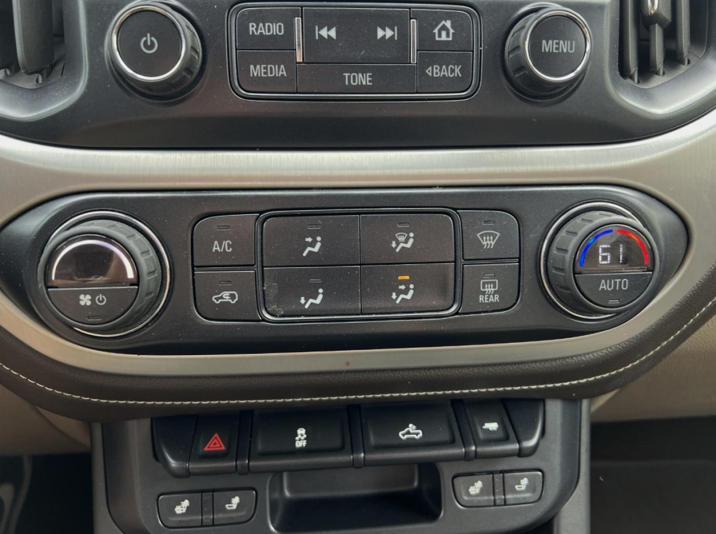 2015 BROWN /Tan Leather GMC Canyon SLT Crew Cab 4WD Short Box (1GTG6CE36F1) with an 3.6L V6 engine, Automatic transmission, located at 506 S. Kingshighway, Cape Girardeau, MO, 63703, (573) 235-5000, 37.294994, -89.556206 - 2015 GMC Canyon SLT 143xxx miles 4x4 3.6L V6 Leather Automatic Navigation Backup Camera Power/Heated Seats Cruise Power Windows/Locks/Mirrors We have financing available and we accept trades! Fill out a credit application on our website or come by today! If you have any questions, give u - Photo#25
