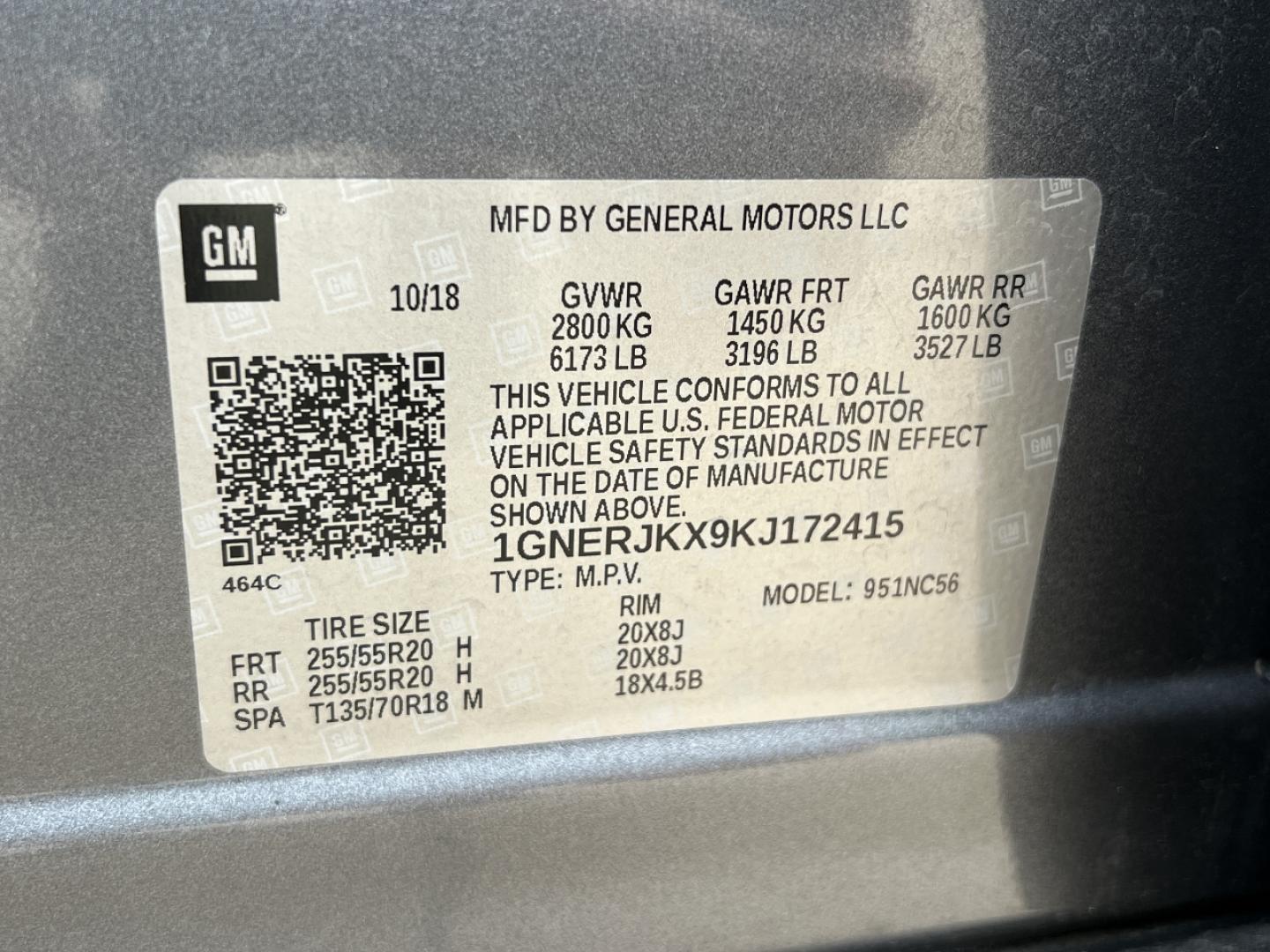 2019 GRAY /Black Leather Chevrolet Traverse RS (1GNERJKX9KJ) with an 2.0L 4 Cyl. TURBO engine, Automatic transmission, located at 506 S. Kingshighway, Cape Girardeau, MO, 63703, (573) 235-5000, 37.294994, -89.556206 - 2019 Chevrolet Traverse RS 1-Owner 96xxx miles Front Wheel Drive 2.0L 4 Cyl. Automatic Leather 3rd Row Navigation Backup Camera Power/Heated Seats Bluetooth Remote Start Cruise Power Windows/Locks/Mirrors We have financing available and we accept trades! Fill out a credit application - Photo#50
