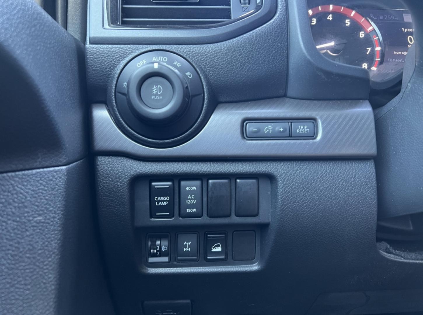 2021 RED /Black Leather/Cloth Nissan Titan PRO-4X (1N6AA1ED5MN) with an 5.6L V8 engine, Automatic transmission, located at 506 S. Kingshighway, Cape Girardeau, MO, 63703, (573) 235-5000, 37.294994, -89.556206 - 2021 Nissan Titan PRO-4X 1-Owner 136xxx miles 4x4 5.6L V8 Automatic Navigation Backup Camera Power Driver Seat Bluetooth Cruise Power Windows/Locks/Mirrors We have financing available and we accept trades! Fill out a credit application on our website or come by today! If you have any qu - Photo#28