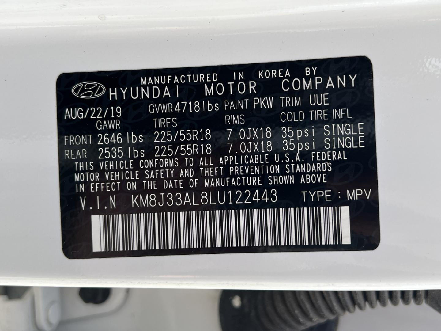 2020 WHITE /Tan Cloth Hyundai Tucson SEL (KM8J33AL8LU) with an 2.4L 4 Cyl. engine, Automatic transmission, located at 506 S. Kingshighway, Cape Girardeau, MO, 63703, (573) 235-5000, 37.294994, -89.556206 - 2020 Hyundai Tucson SEL 64xxx miles Front Wheel Drive 2.4L 4 Cyl. Automatic Backup Camera Power Driver Seat Heated Seats Bluetooth Cruise Power Windows/Locks/Mirrors We have financing available and we accept trades! Fill out a credit application on our website or come by today! If you ha - Photo#42