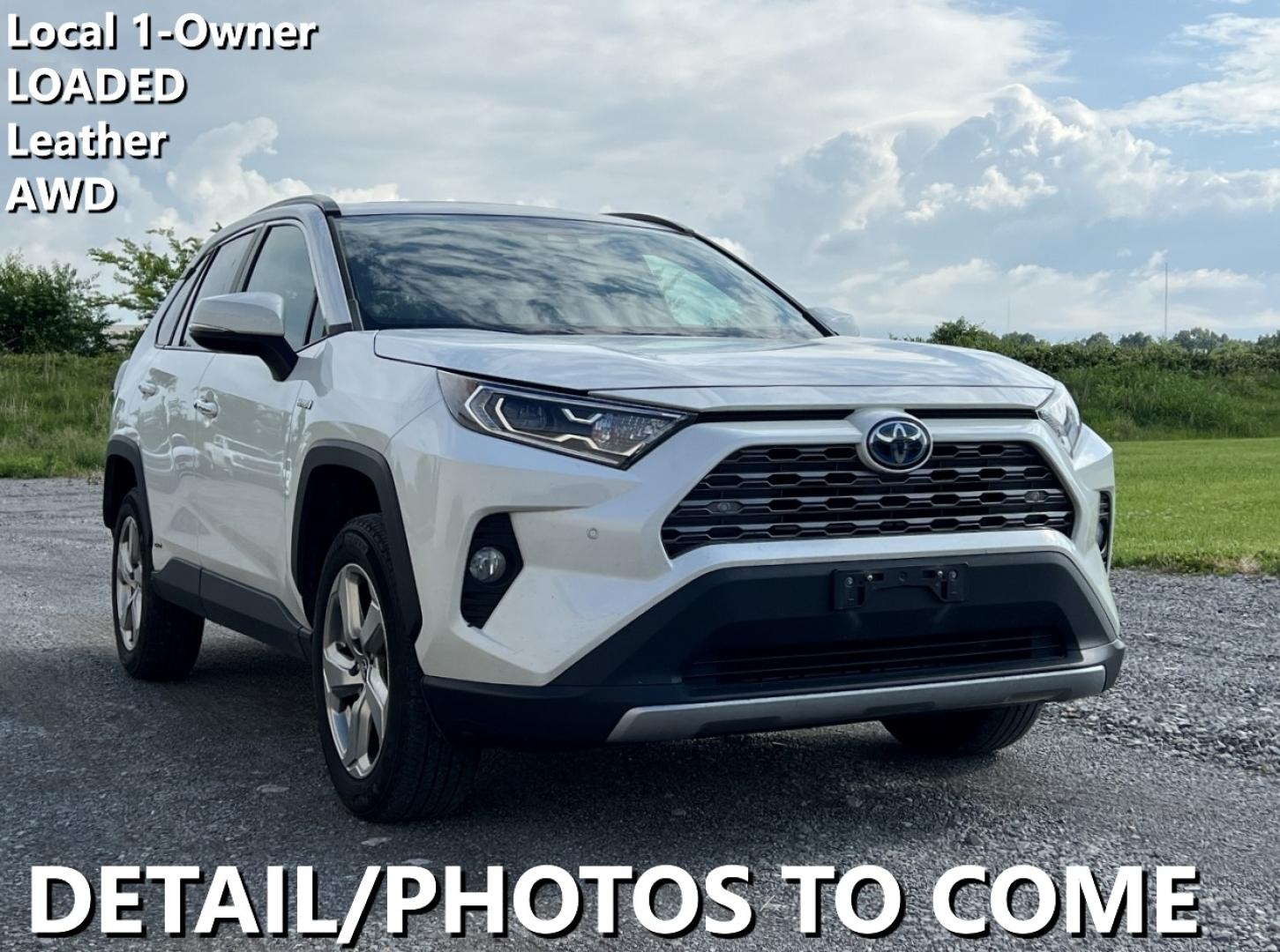 2019 WHITE /Black Leather Toyota RAV4 Hybrid Limited (2T3DWRFV7KW) with an 2.5L 4 Cyl. Hybrid engine, CVT transmission, located at 2990 Old Orchard Rd., Jackson, MO, 63755, 37.354214, -89.612106 - We have financing available and we accept trades! Fill out a credit application on our website or come by today! If you have any questions, give us a call at (573) 204-7777 or visit our website at firstautocredit.com. - Photo#0