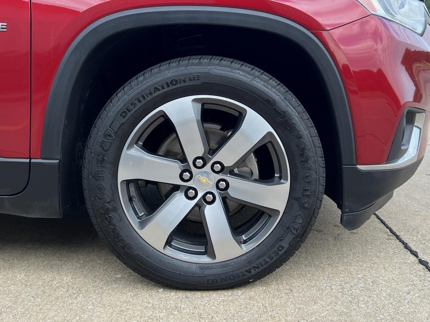 2019 MAROON /Black Leather Chevrolet Traverse LT Leather FWD (1GNERHKW0KJ) with an 3.6L V6 engine, Automatic transmission, located at 2990 Old Orchard Rd., Jackson, MO, 63755, 37.354214, -89.612106 - 2019 Chevrolet Traverse LT Local 1-Owner 157xxx miles Front Wheel Drive 3.6L V6 Automatic Leather 3rd Row Navigation Power/Heated Seats Backup Camera Bluetooth Remote Start Cruise Power Windows/Locks/Mirrors We have financing available and we accept trades! Fill out a credit applicati - Photo#45