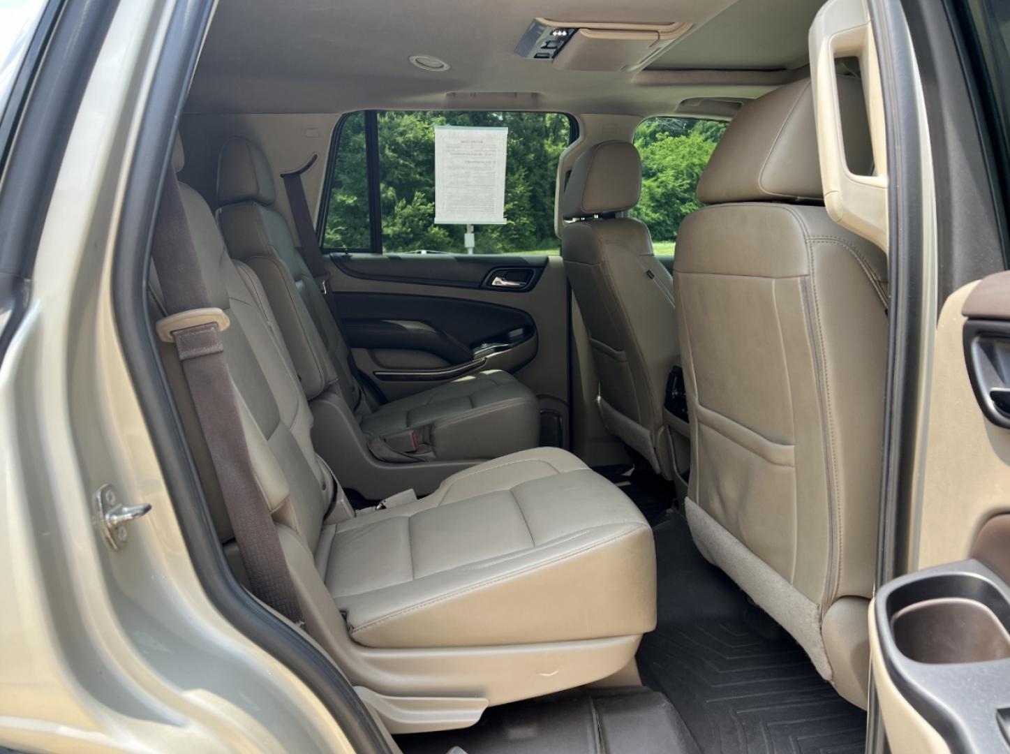 2017 GOLD /Tan Leather Chevrolet Tahoe LT 4WD (1GNSKBKC3HR) with an 5.3L V8 engine, Automatic transmission, located at 2990 Old Orchard Rd., Jackson, MO, 63755, 37.354214, -89.612106 - 2017 Chevrolet Tahoe 1500 LT 158xxx miles 4 Wheel Drive 5.3L V8 Automatic Leather 3rd Row Navigation Power/Heated Seats Rear Entertainment Backup Camera Sunroof Bluetooth Remote Start Cruise Power Windows/Locks/Mirrors We have financing available and we accept trades! Fill out a cred - Photo#22