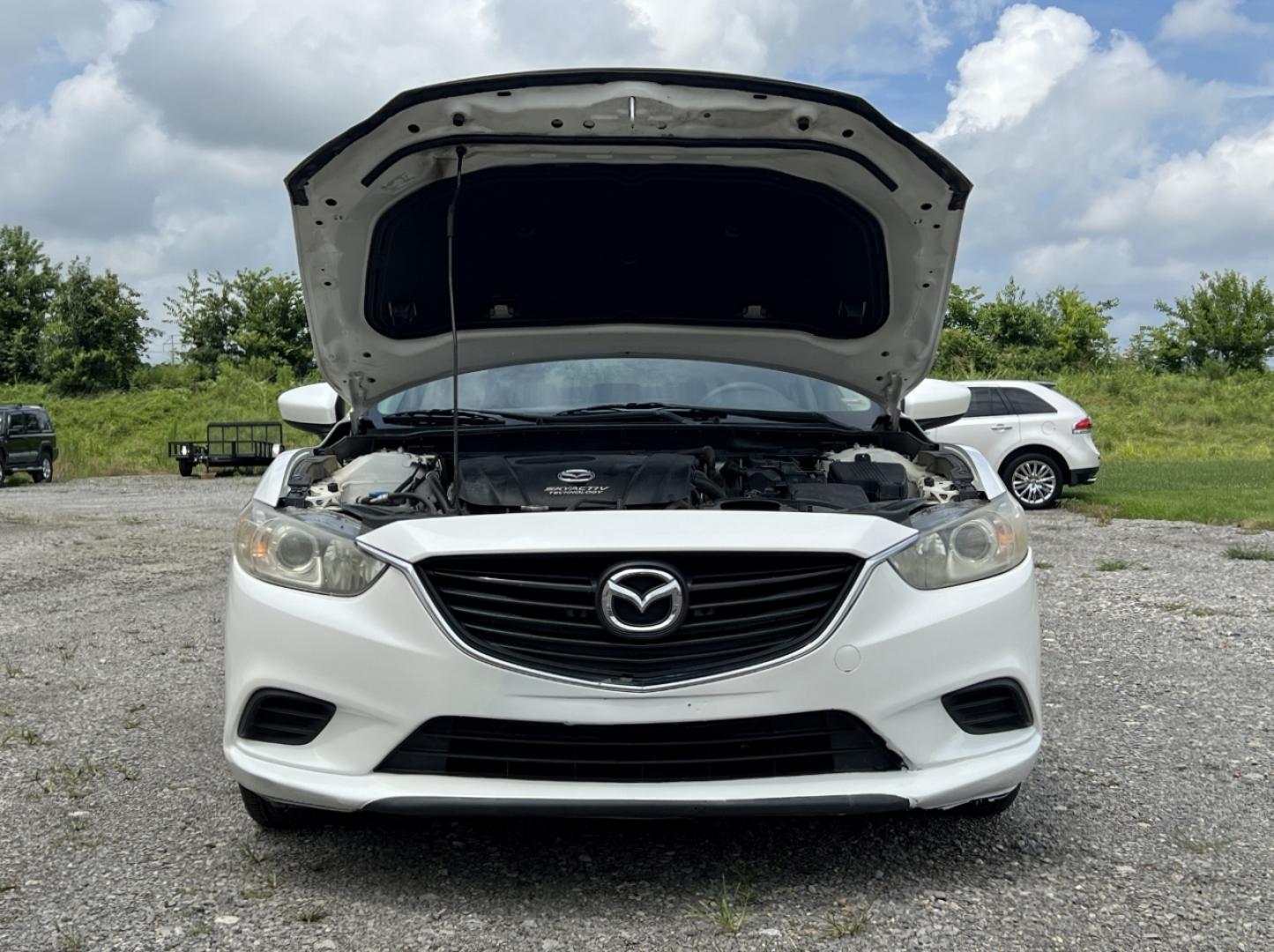 2014 WHITE /Black Leather Mazda Mazda6 i Touring (JM1GJ1V63E1) with an 2.5L 4 Cyl. engine, Automatic transmission, located at 2990 Old Orchard Rd., Jackson, MO, 63755, 37.354214, -89.612106 - 2014 Mazda 6 Touring 1-Owner 217xxx miles Front Wheel Drive 2.5L 4 Cyl. Automatic Leather Backup Camera Power Driver Seat Bluetooth Cruise Power Windows/Locks/Mirrors We have financing available and we accept trades! Fill out a credit application on our website or come by today! If you - Photo#29