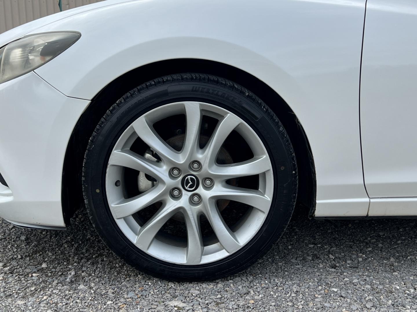 2014 WHITE /Black Leather Mazda Mazda6 i Touring (JM1GJ1V63E1) with an 2.5L 4 Cyl. engine, Automatic transmission, located at 2990 Old Orchard Rd., Jackson, MO, 63755, 37.354214, -89.612106 - 2014 Mazda 6 Touring 1-Owner 217xxx miles Front Wheel Drive 2.5L 4 Cyl. Automatic Leather Backup Camera Power Driver Seat Bluetooth Cruise Power Windows/Locks/Mirrors We have financing available and we accept trades! Fill out a credit application on our website or come by today! If you - Photo#32