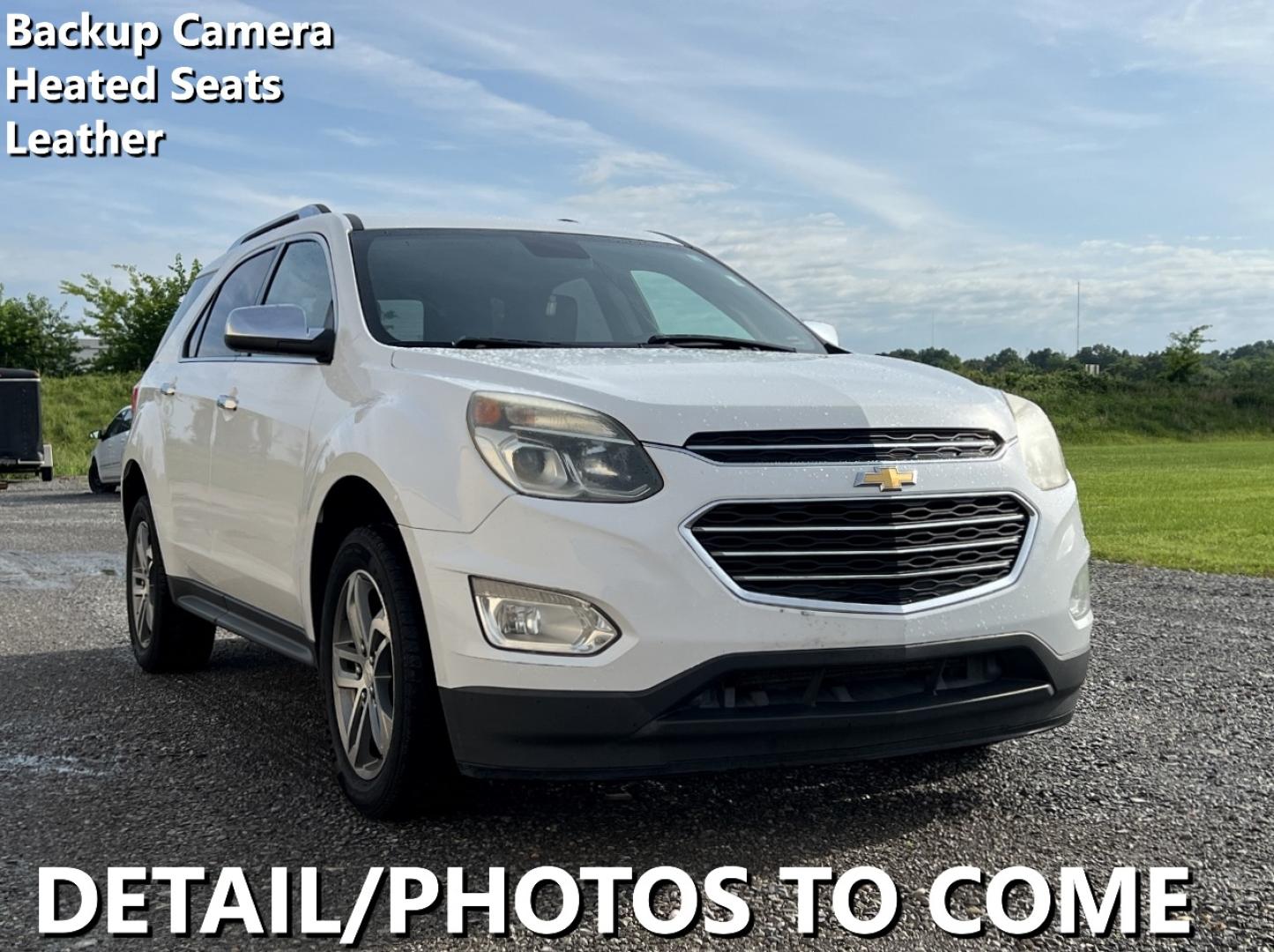 2016 WHITE /Brown Leather Chevrolet Equinox LTZ 2WD (2GNALDEK1G1) with an 2.4L 4 Cyl. engine, Automatic transmission, located at 2990 Old Orchard Rd., Jackson, MO, 63755, 37.354214, -89.612106 - We have financing available and we accept trades! Fill out a credit application on our website or come by today! If you have any questions, give us a call at (573) 204-7777 or visit our website at firstautocredit.com. - Photo#0