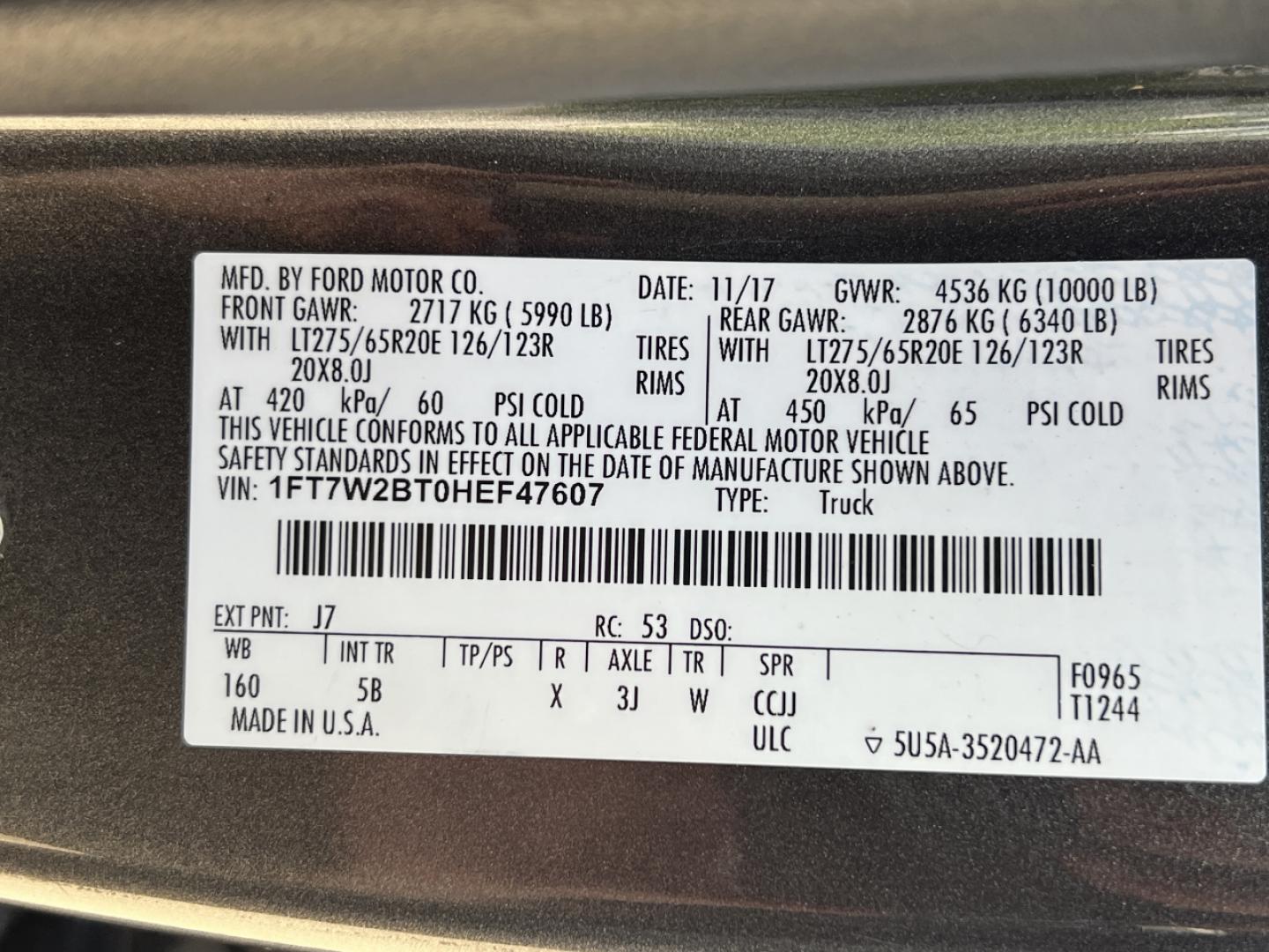 2017 GRAY /Black Leather Ford F-250 SD Lariat (1FT7W2BT0HE) with an 6.7L V8 DIESEL engine, Automatic transmission, located at 506 S. Kingshighway, Cape Girardeau, MO, 63703, (573) 235-5000, 37.294994, -89.556206 - 2017 Ford F-250 Lariat Super Duty 189xxx miles 4x4 6.7L V8 Diesel Automatic Leather Navigation Backup Camera Bluetooth Cruise Power Windows/Locks/Mirrors We have financing available and we accept trades! Fill out a credit application on our website or come by today! If you have any quest - Photo#54
